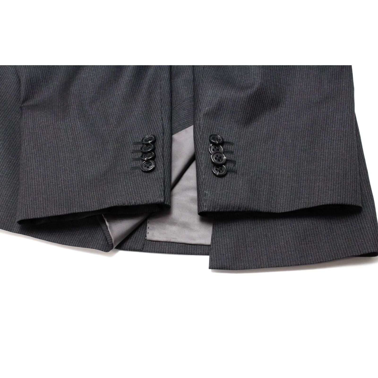Suitsupply Suitsupply Blazer Men Single Breasted UK 44S Button Jacket Lined Pinstripe Grey Wool Size 44R - 5 Thumbnail