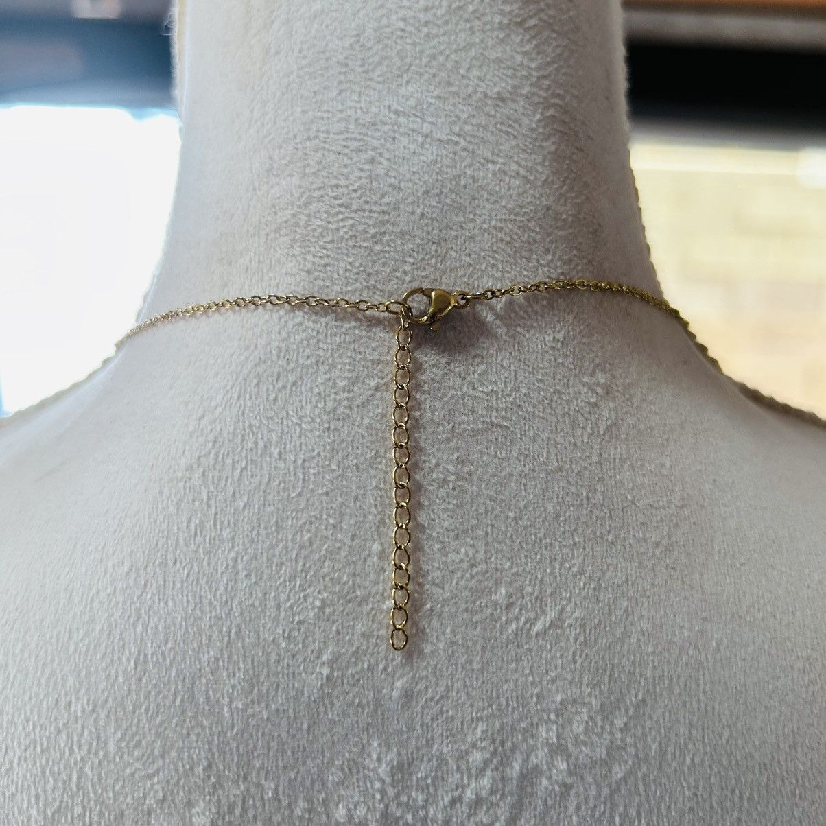 Handmade Handcrafted vintage elbait tourmaline minimalist necklace Size ONE SIZE - 4 Thumbnail