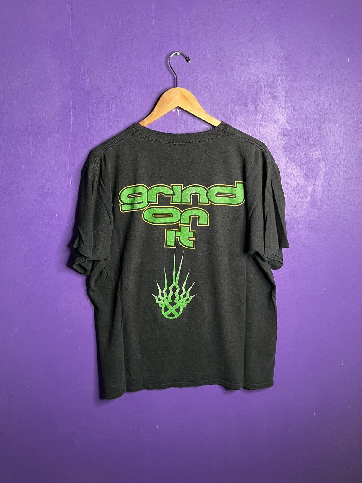 Band Tees × Vintage Vintage 90s Static-X grind on it tour t-shirt Size US L / EU 52-54 / 3 - 2 Thumbnail