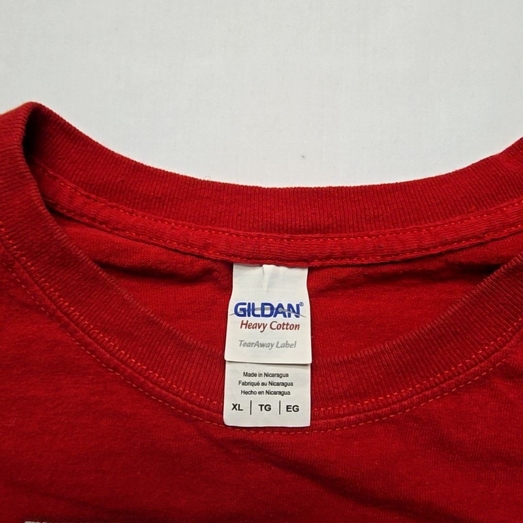 Gildan American Power Hot Rod Graphic Red Cars Patriotic XL Shirt Size US XL / EU 56 / 4 - 4 Thumbnail