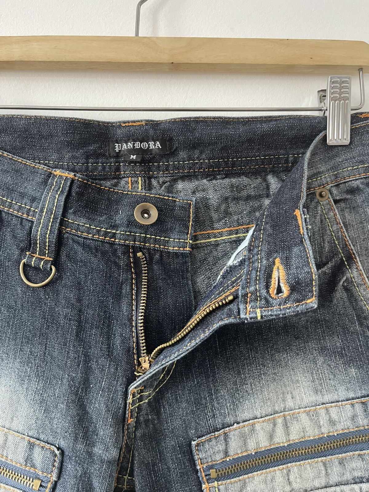 Hysteric Glamour Rare Vintage PANDORA Japan Front Pocket Zip Denim Size US 30 / EU 46 - 8 Thumbnail