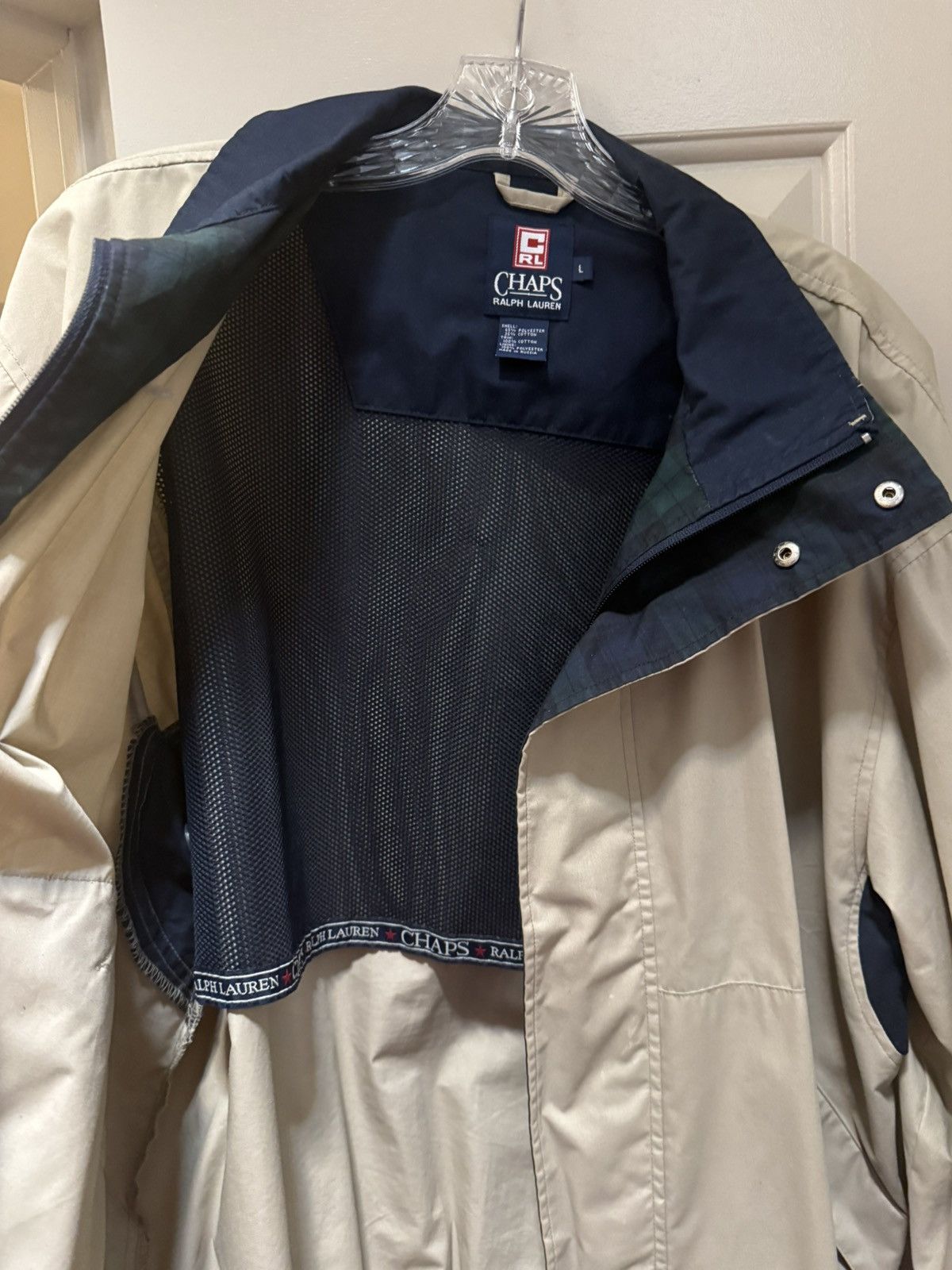 Chaps Ralph Lauren Chaps Ralph Lauren Vintage Windbreaker Jacket Size US L / EU 52-54 / 3 - 3 Thumbnail