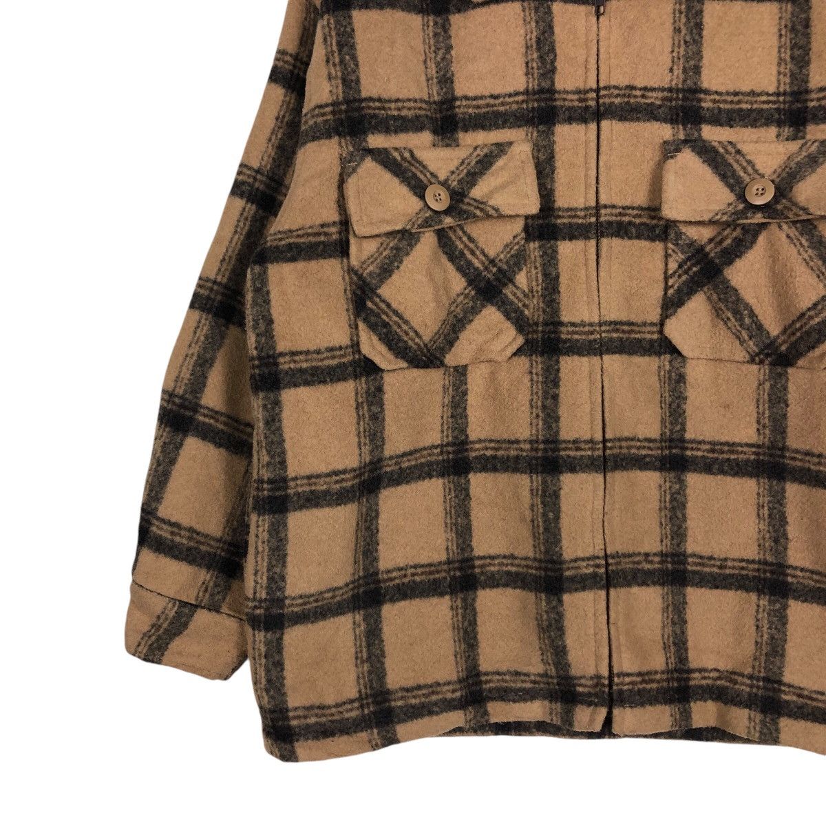 Japanese Brand × Vintage 📌Vintage Work Chore Jacket Zipper Sho Japan Tartan Design Size US M / EU 48-50 / 2 - 5 Thumbnail