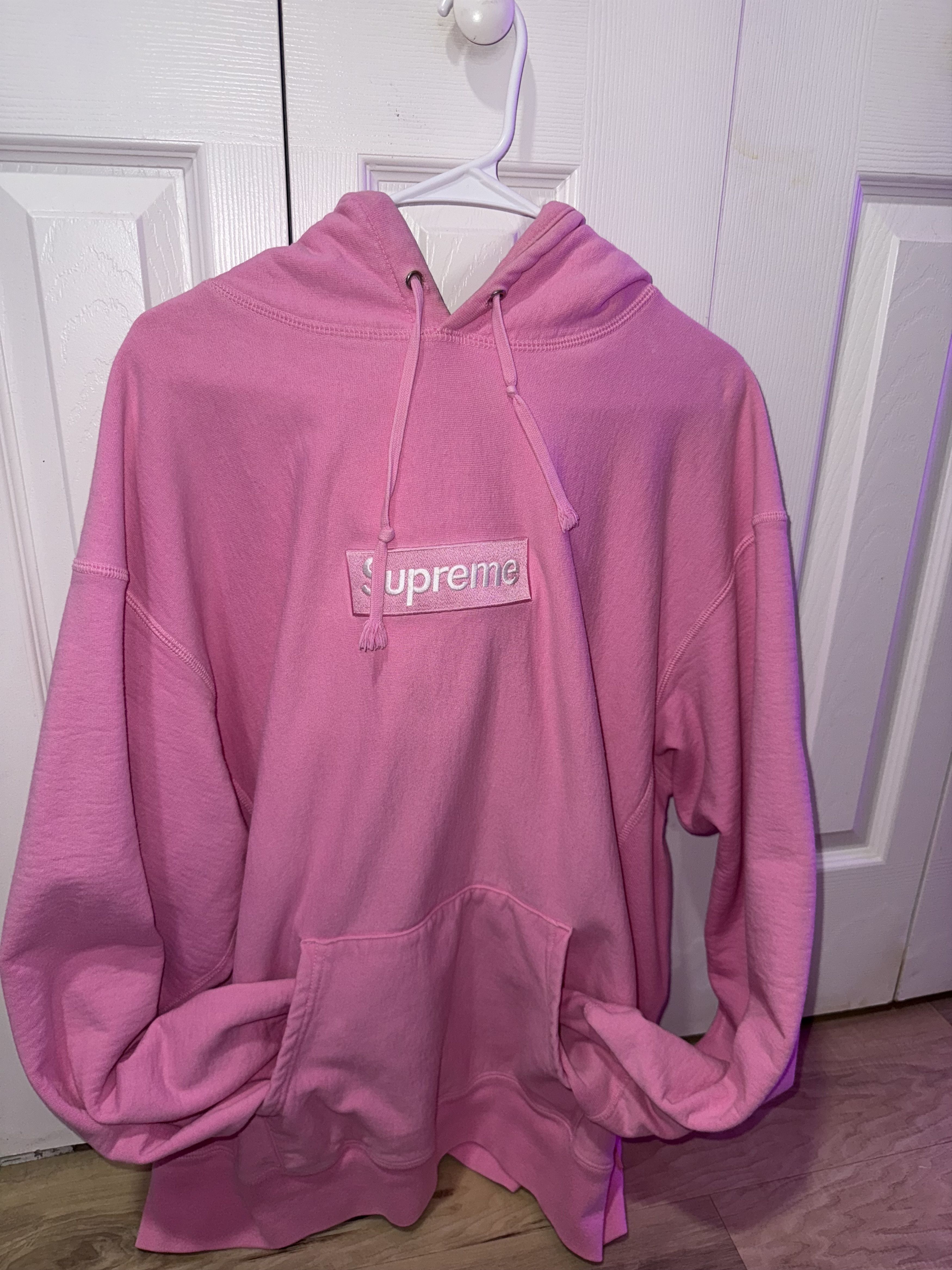 Supreme Box Logo Hoodie Magenta | Grailed