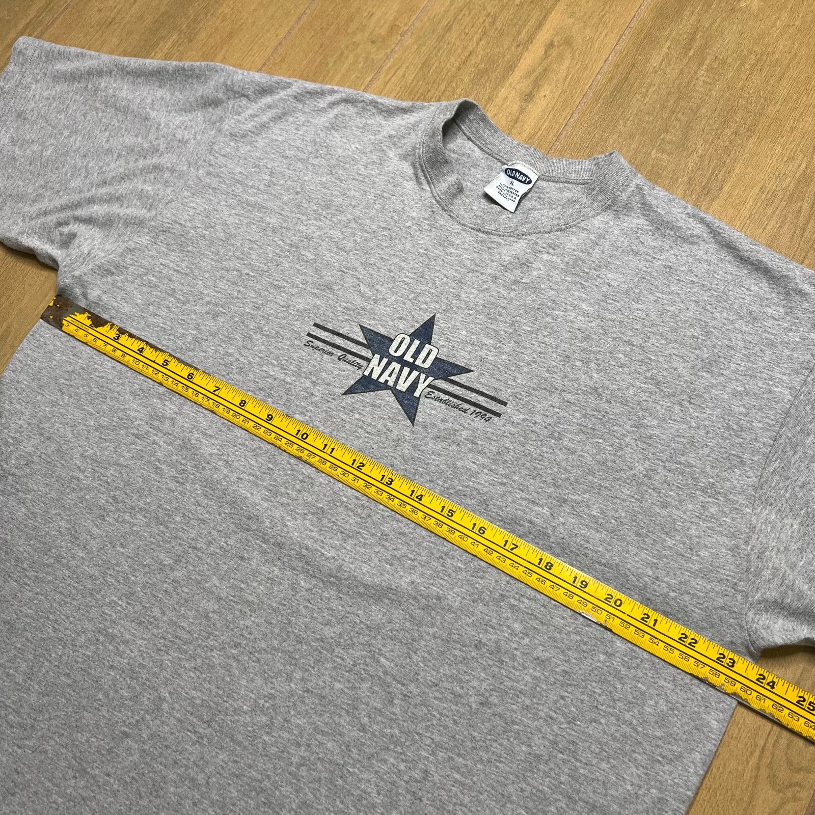 Old Navy Vintage 90s Old Navy gray T-shirt Men Sz XL STAR logo Y2K Size US XL / EU 56 / 4 - 7 Thumbnail