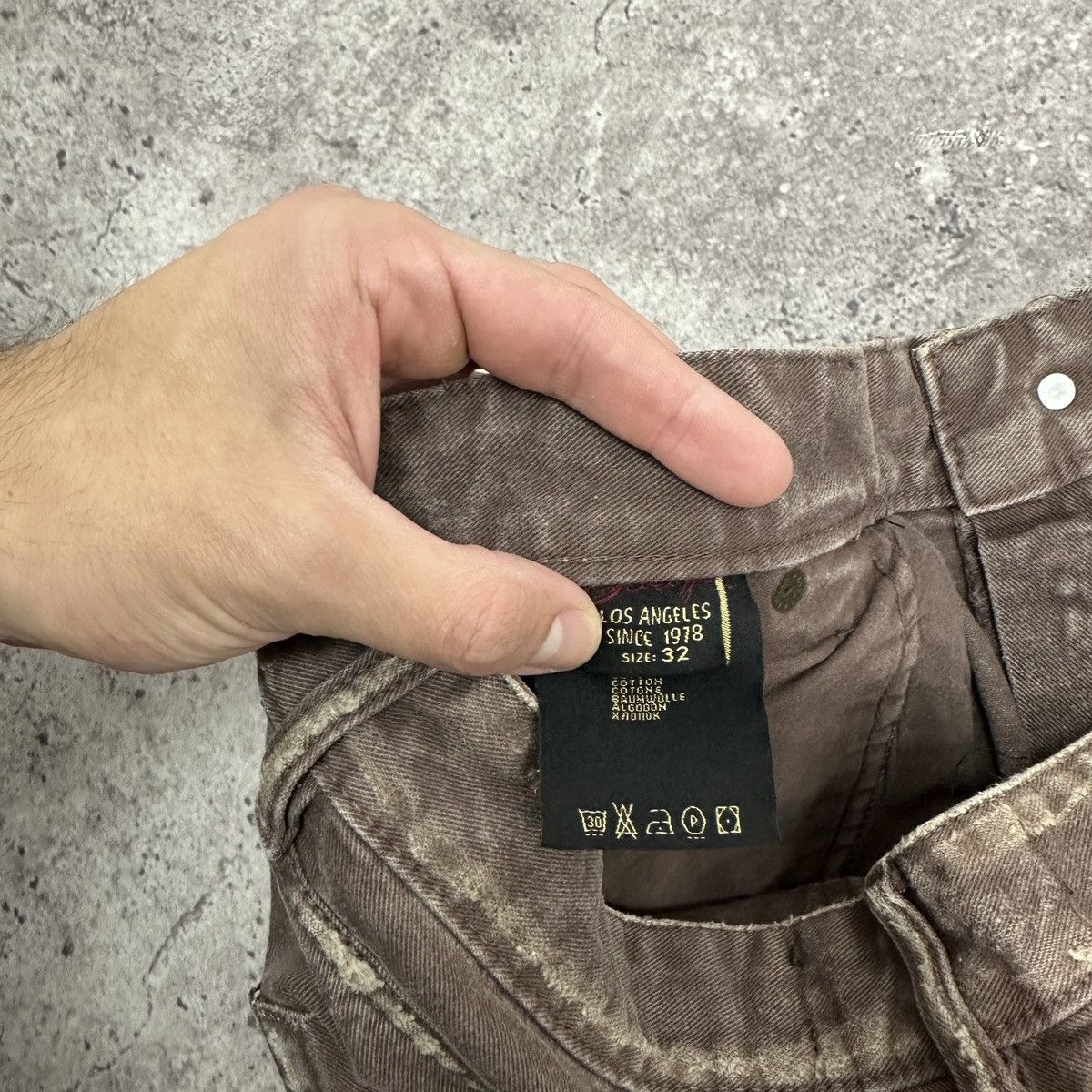 Vintage Vintage 90s Seven 7 Distressed Los Angeles jeans Kurt y2k og Size US 32 / EU 48 - 13 Thumbnail