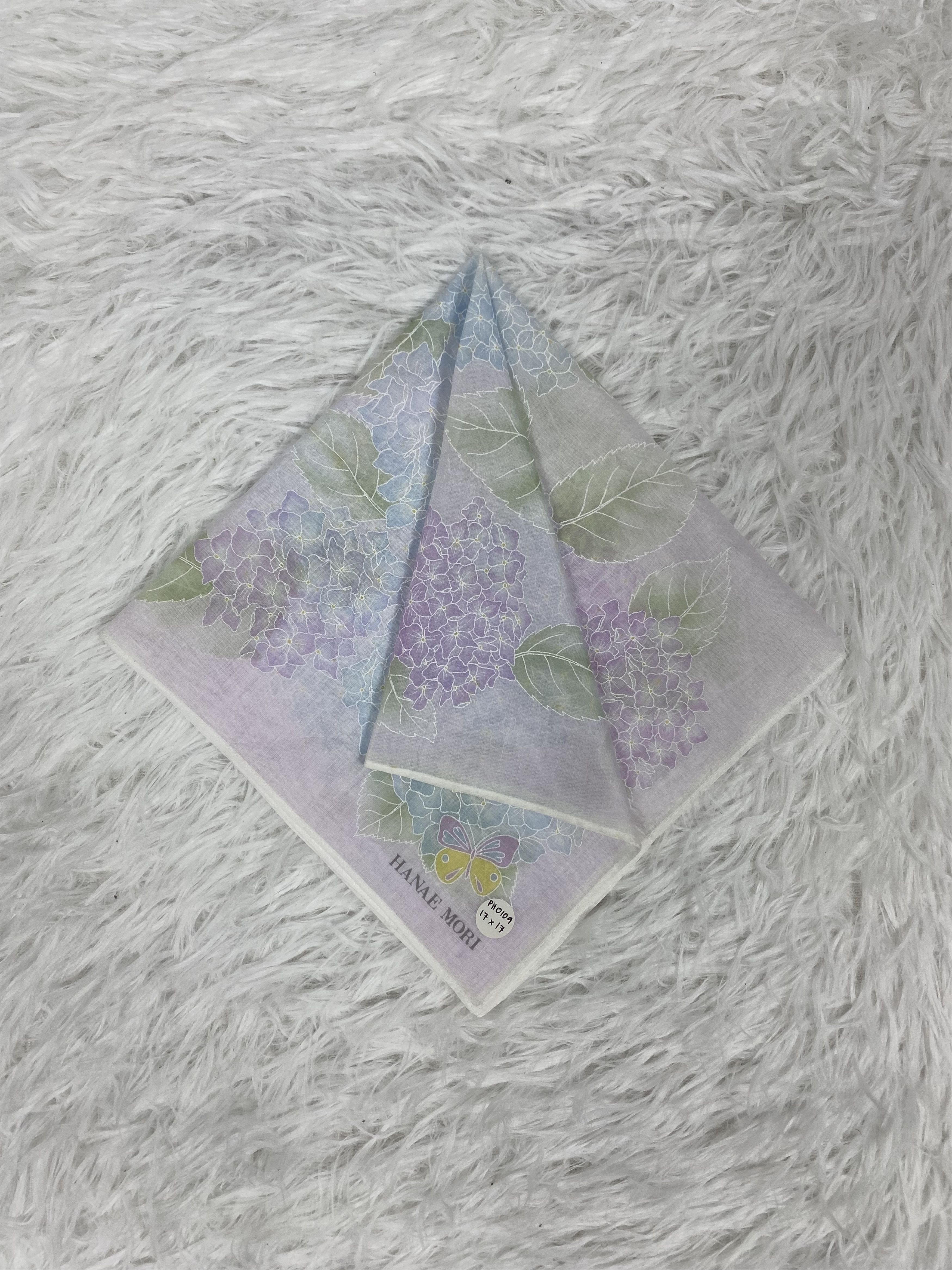 Hanae Mori Vintage Hanae Mori Handkerchief PH0109 Size ONE SIZE - 1 Thumbnail