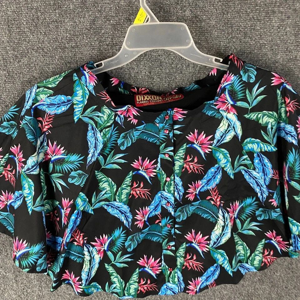 Dixxon Dixxon Turks Skirt Women's Small Pearl Snap Hawaiian NWOT S Size 28" / US 6 / IT 42 - 2 Thumbnail