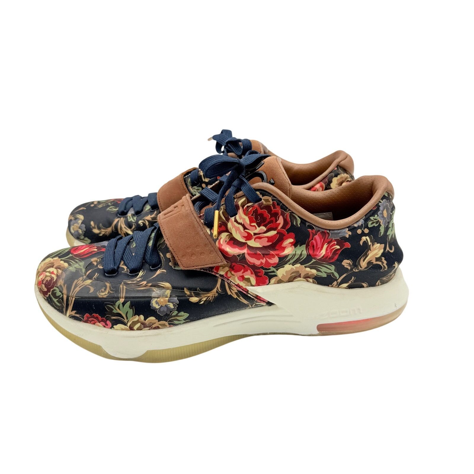 Nike Nike KD 7 EXT Floral QS "Midnight Navy" Size US 12 / EU 45 - 11 Thumbnail