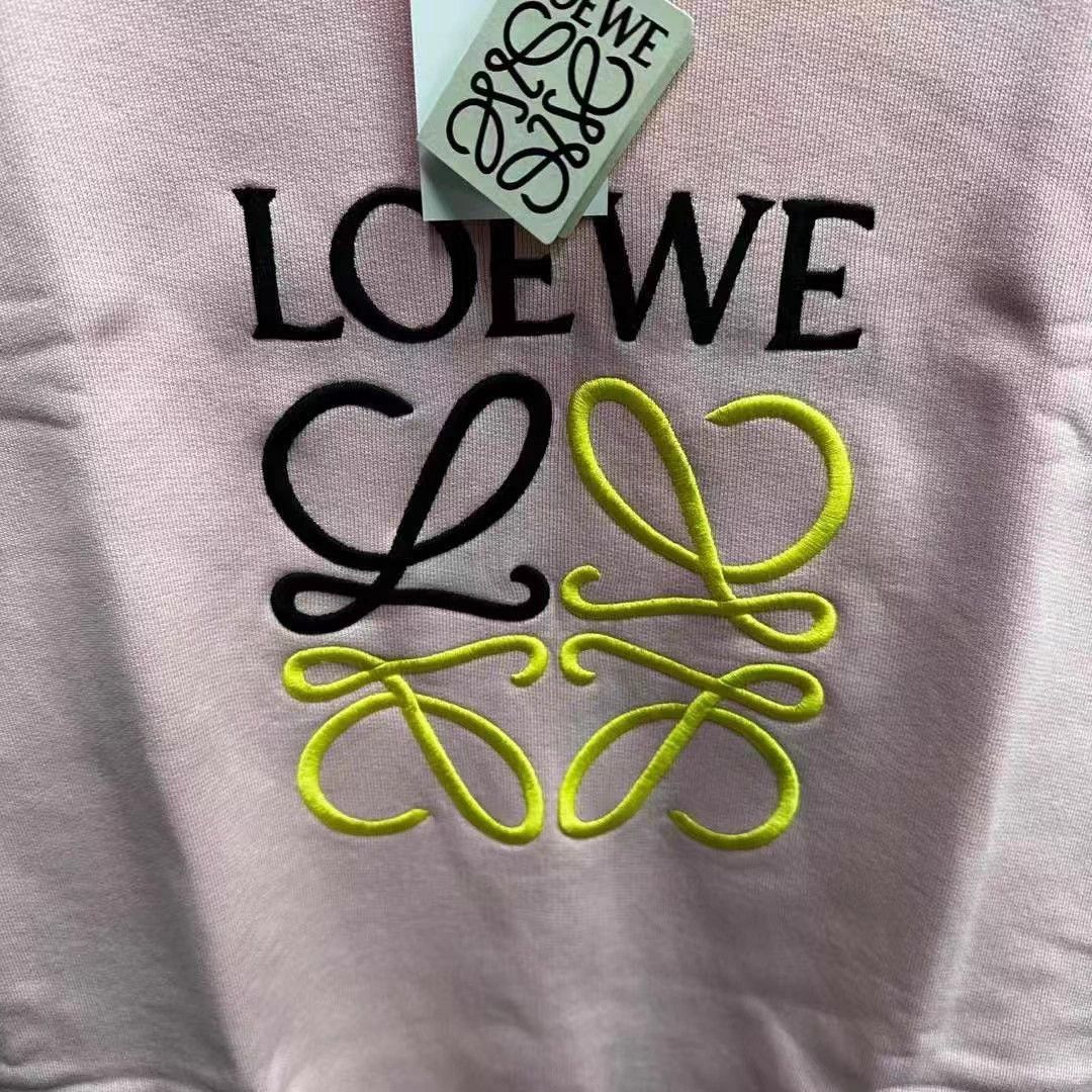 Loewe Loewe pink color block logo sweatshirt NWT L Size L / US 10 / IT 46 - 3 Thumbnail