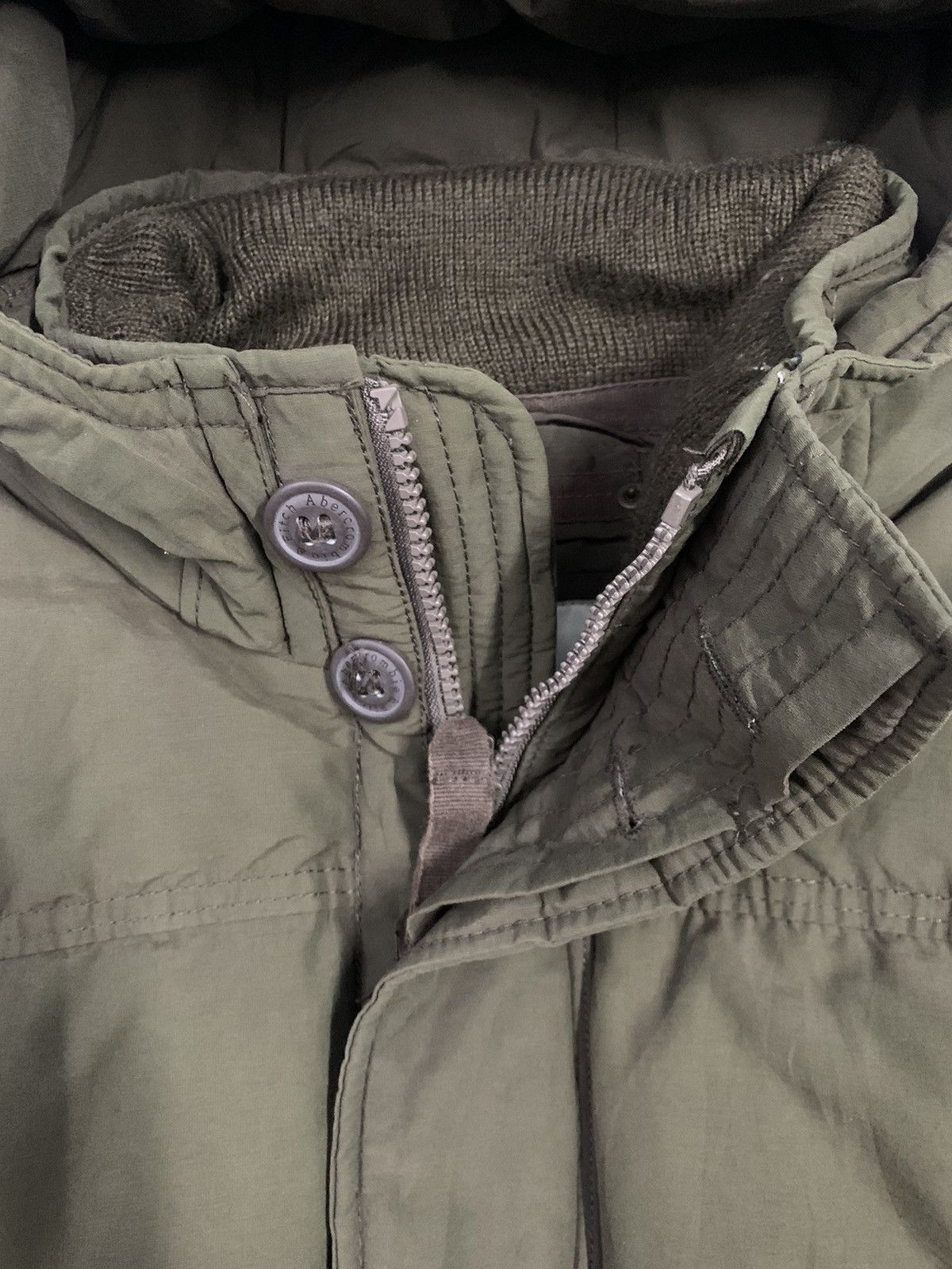 Abercrombie & Fitch Abercrombie & Fitch New York Puffer Hooded Kempshall Jacket Size US L / EU 52-54 / 3 - 6 Thumbnail