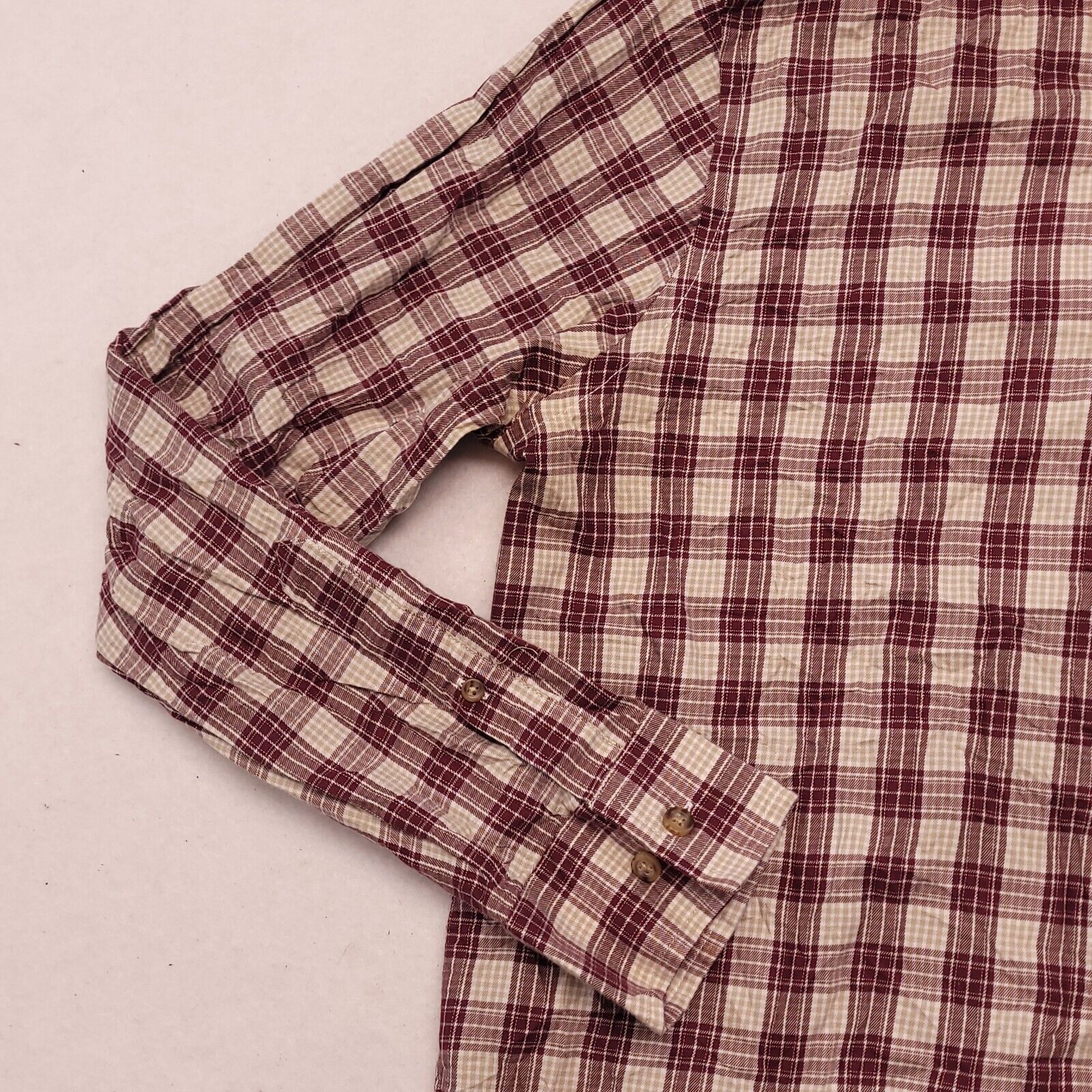Croft & Barrow Croft & Barrow Tartan Flannel Shirt Mens Size Large L Red Size US L / EU 52-54 / 3 - 5 Thumbnail