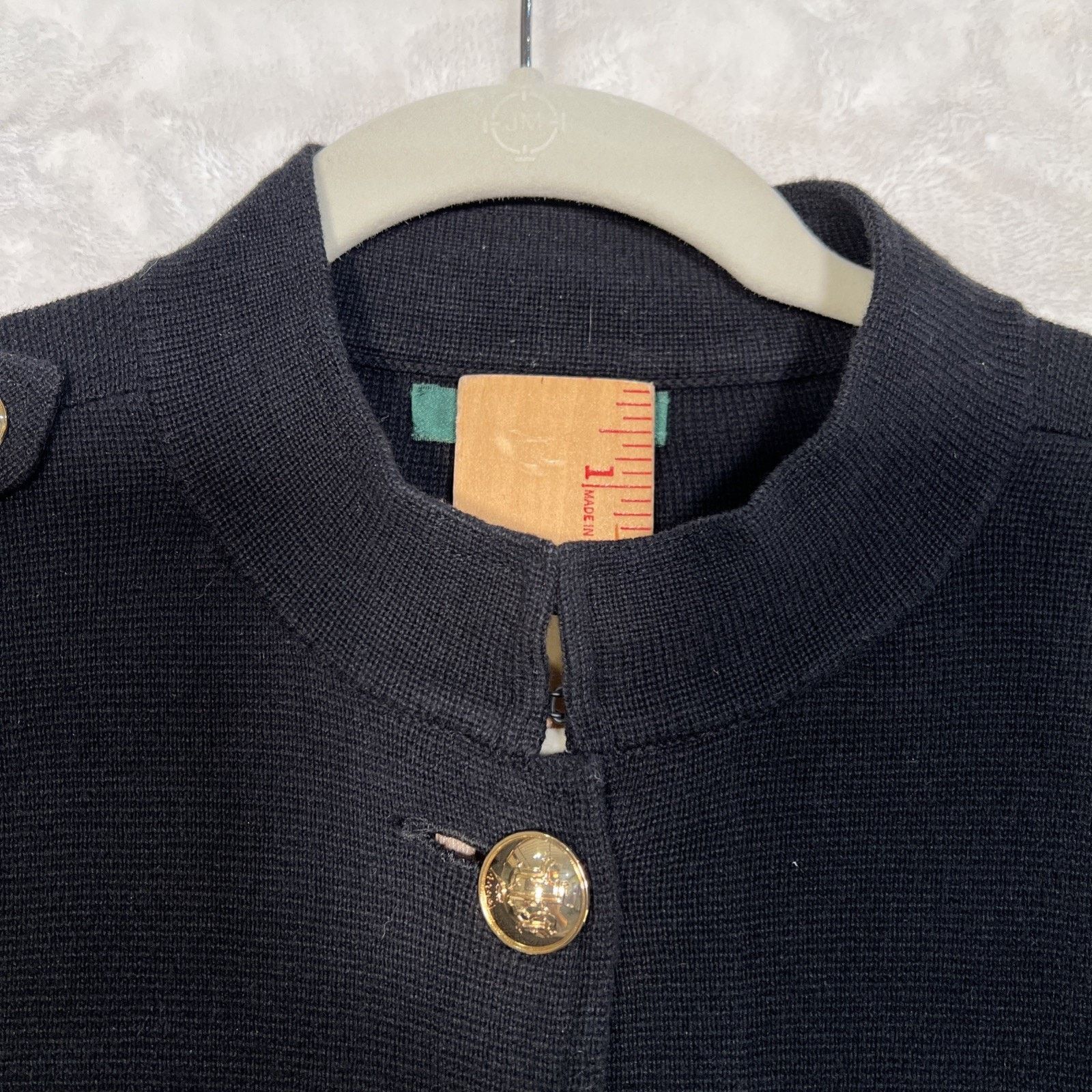 Lauren Ralph Lauren Lauren Ralph Lauren Blue Military Style Sweater w/Gold Size XL / US 12-14 / IT 48-50 - 6 Thumbnail