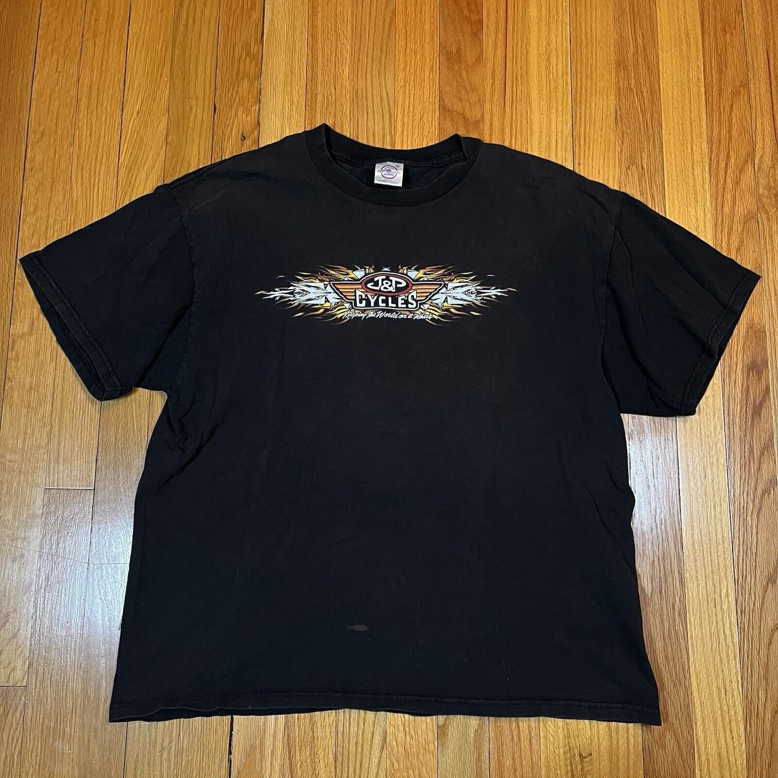 Vintage VTG Faded T Shirt 2002 Bike Week Motorcycle Eagle T Shirt XL Size US XL / EU 56 / 4 - 2 Thumbnail