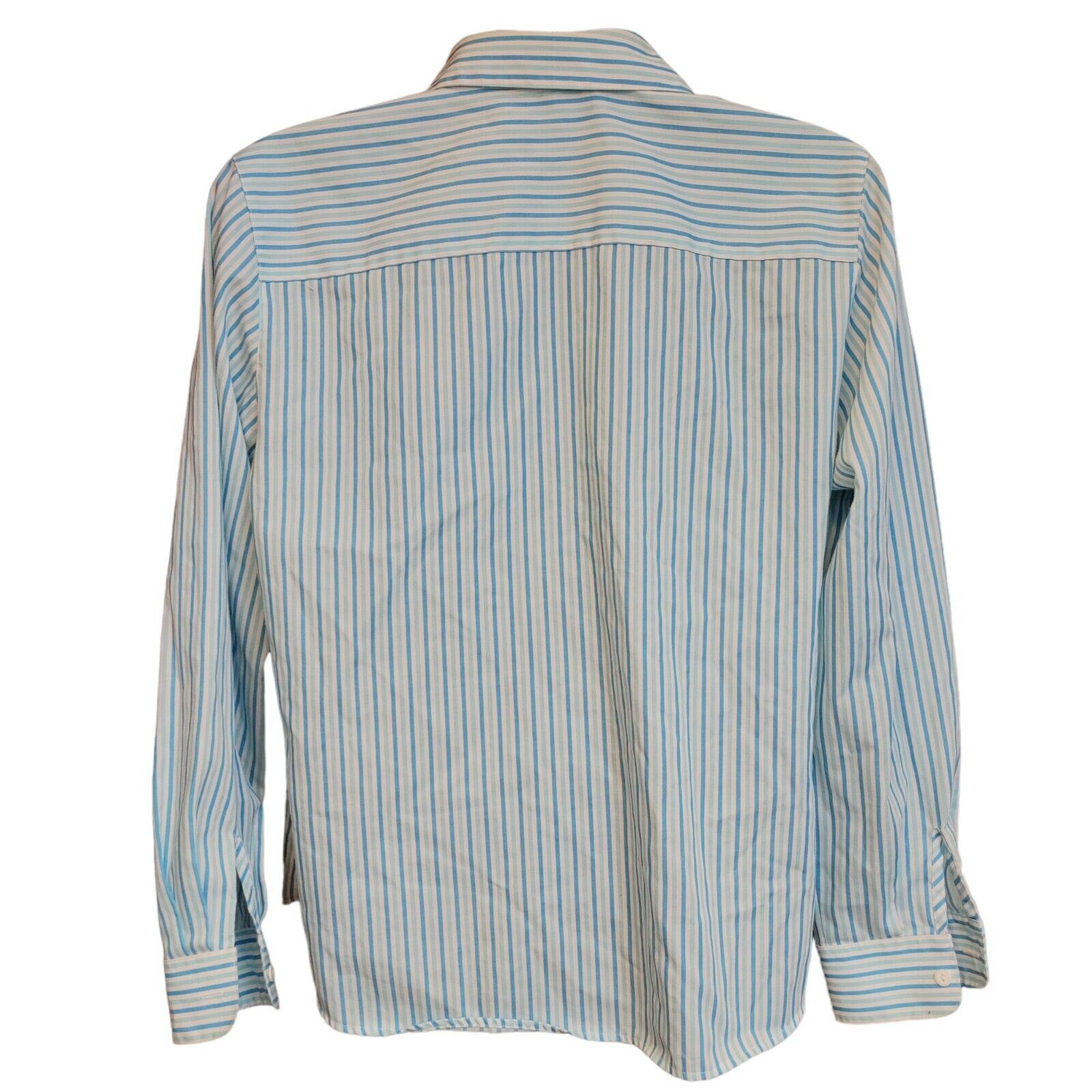 Other Foxcraft Men's Blue/White Striped Wrinkle Free long Sleeve B Size US L / EU 52-54 / 3 - 2 Thumbnail