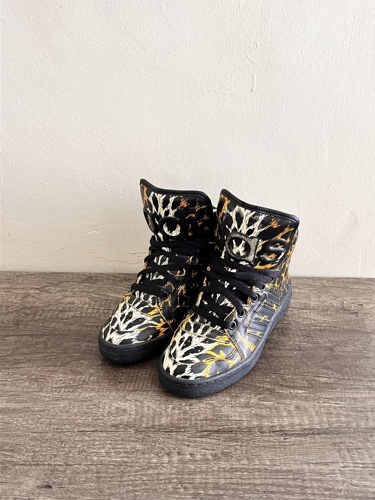 Adidas × Jeremy Scott Js Instinct High Leopard Print Size US 6.5 / IT 36.5 - 3 Thumbnail