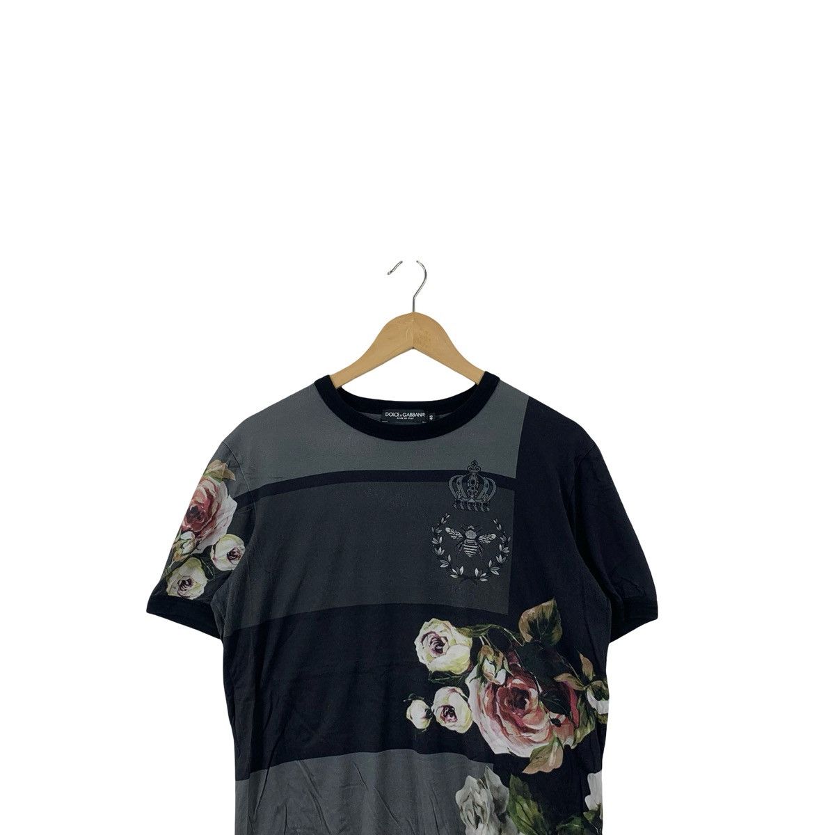 Dolce & Gabbana Dolce & Gabbana Floral Crown Crest Graphic Panel Stripe Size M / US 6-8 / IT 42-44 - 2 Thumbnail