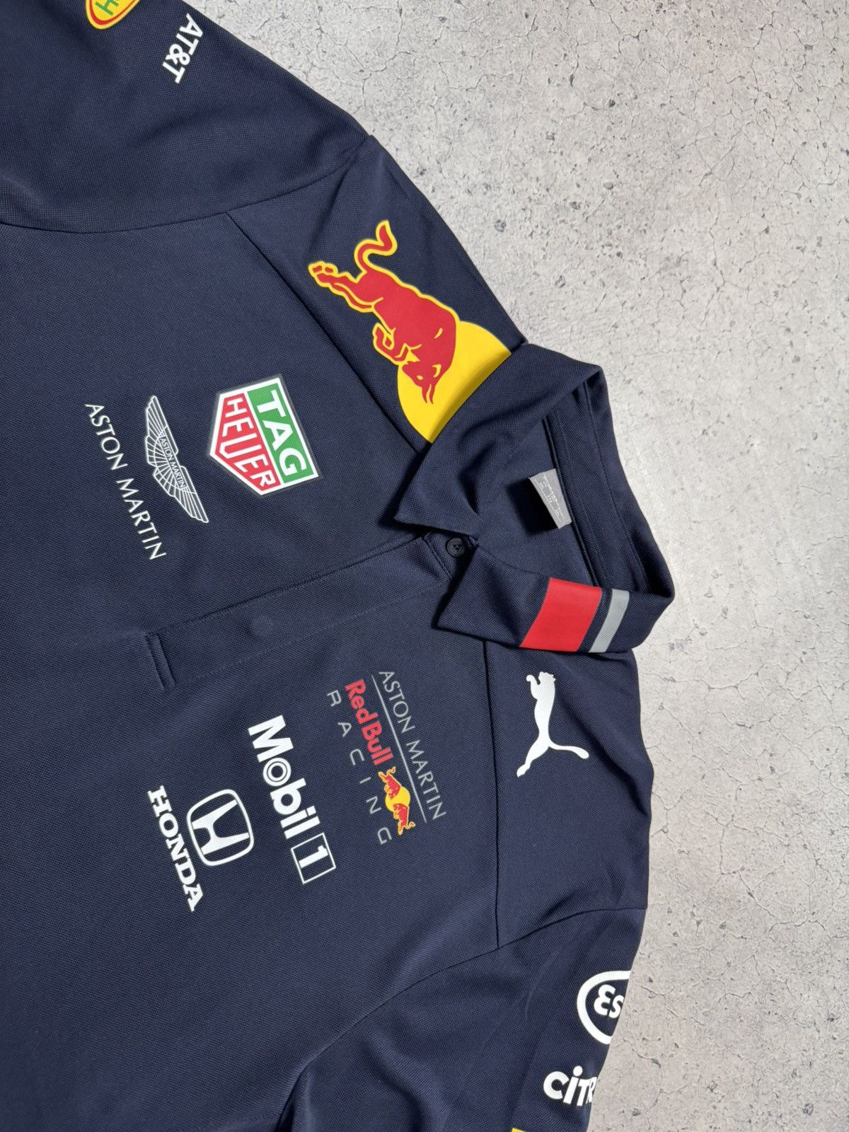 Puma Puma Red Bull Mobil 1 Racing Polo Shirt Size XXL Size US XXL / EU 58 / 5 - 4 Thumbnail
