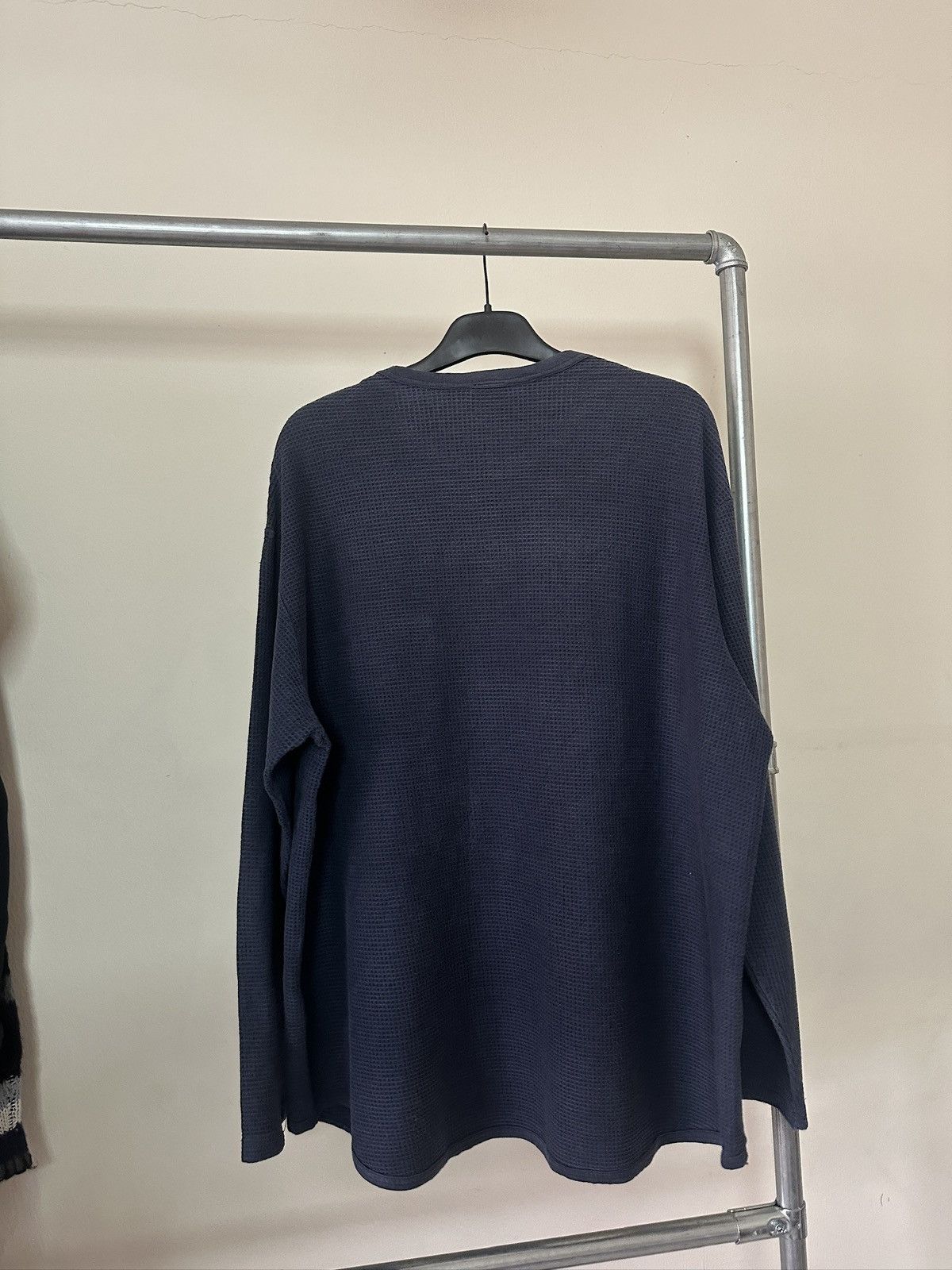 Yohji Yamamoto 1990s Yohji Yamamoto Waffle Knit thermal Tshirt Size US L / EU 52-54 / 3 - 9 Thumbnail