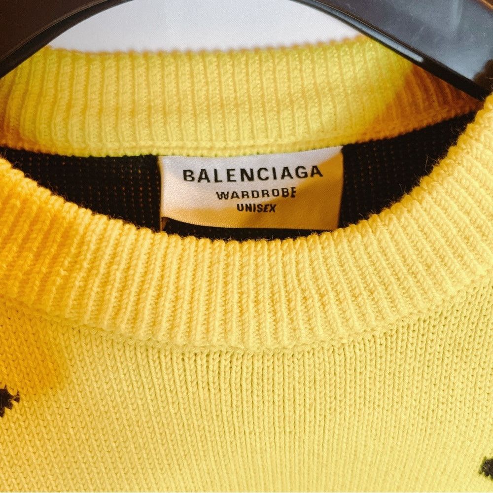Balenciaga logo intarsia oversized sweater Size XS / US 0-2 / IT 36-38 - 4 Thumbnail