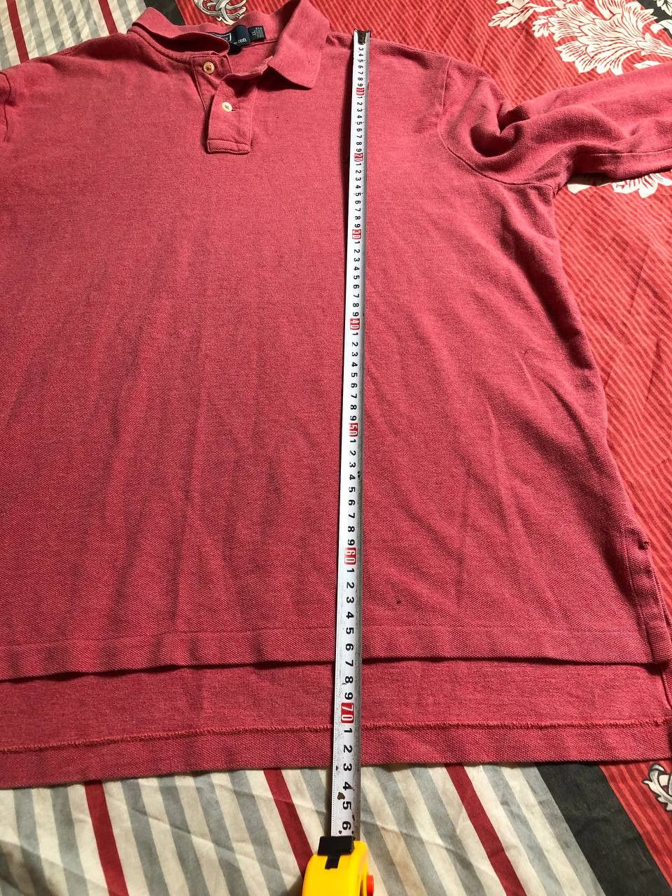 Polo Ralph Lauren × Vintage Vintage Polo Ralph Lauren Striped Rugby Long Sleeve Polo Size US XL / EU 56 / 4 - 9 Thumbnail