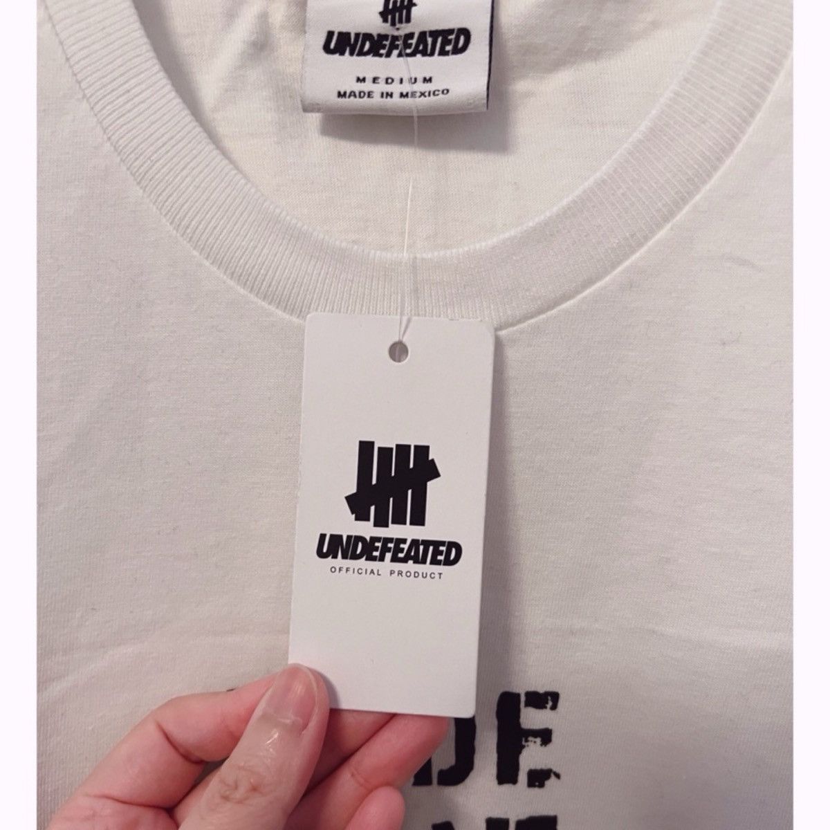Undefeated NWT Undefeated White Men's T-Shirt Graphic Base Temp Tee Size US M / EU 48-50 / 2 - 3 Thumbnail