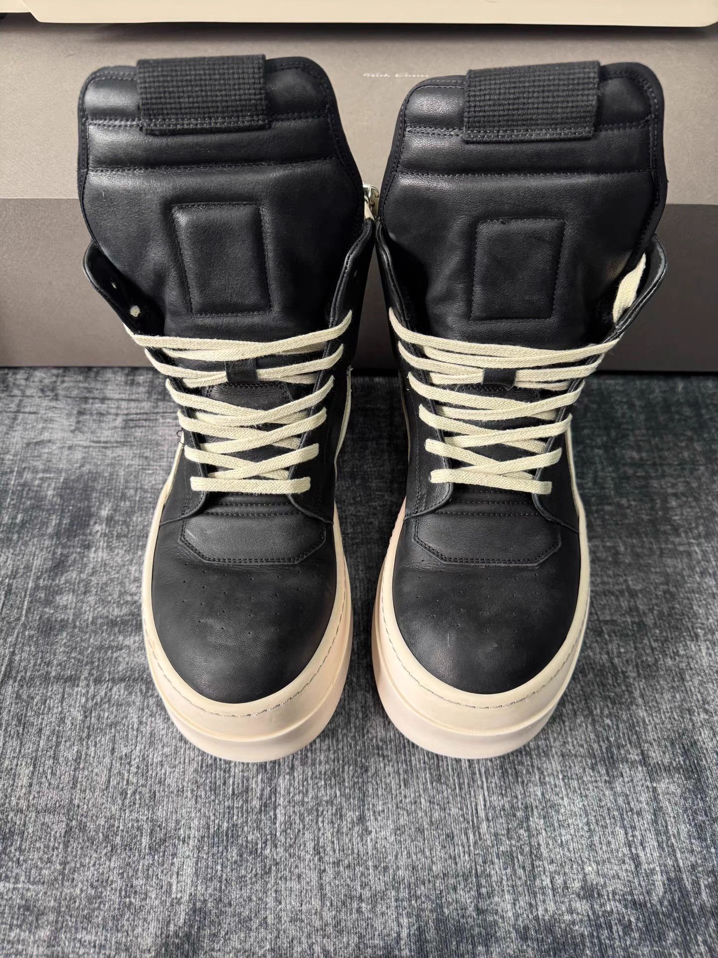 Rick Owens Rick Owens Mainline Thick Sole Triangle Sneakers Size US 7 / EU 40 - 2 Thumbnail
