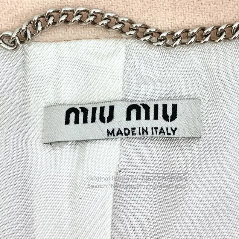 Miu Miu Miu Miu Pink Wool Women's Overcoat . Size XXS / US 00 / IT 34 - 4 Thumbnail