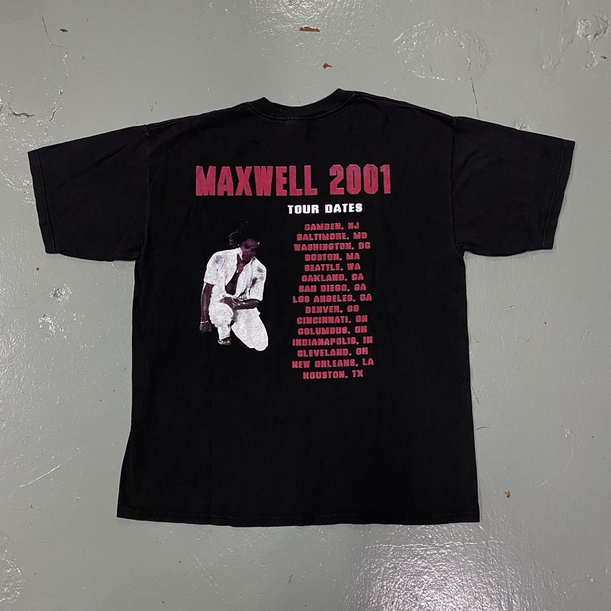 Band Tees × Rap Tees × Vintage Vintage Maxwell Rap Tees Promo Shirt 90s Size US XL / EU 56 / 4 - 3 Thumbnail