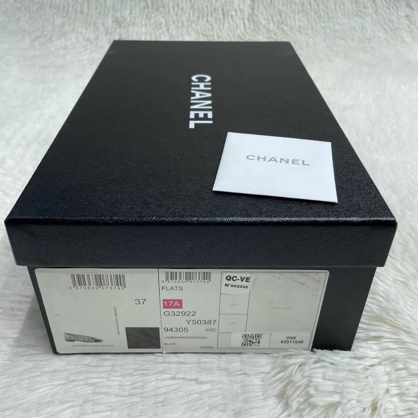 Chanel CHANEL Leather Round-Toe Slip-On Casual Flats K15 Size US 7 / IT 37 - 9 Thumbnail