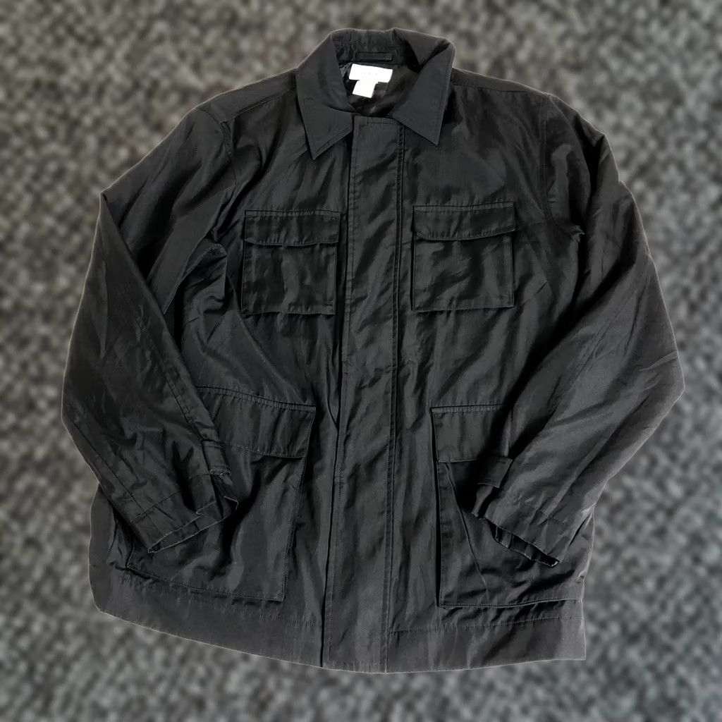 Merona Merona Jacket Men’s Size Medium Black Utility Full Zip G23 Size US M / EU 48-50 / 2 - 1 Thumbnail