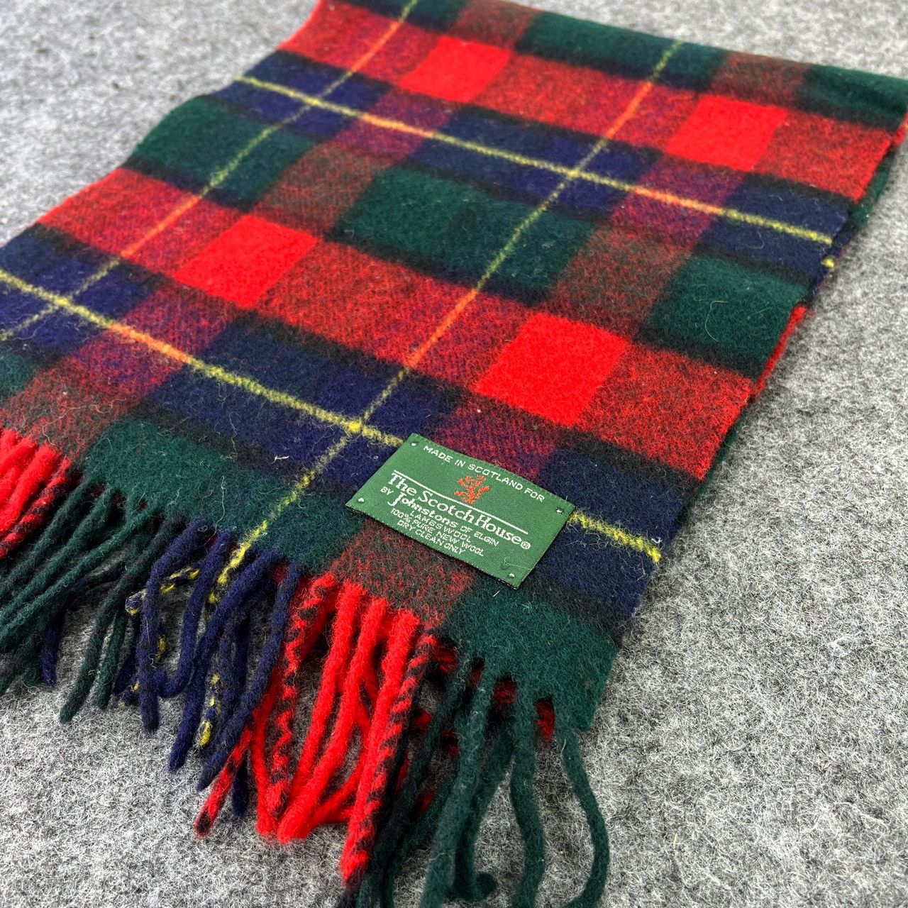 Johnstons Of Elgin × Vintage Johnstons Of Elgin Scarf / Muffler / Neckwear T598 Size ONE SIZE - 5 Thumbnail