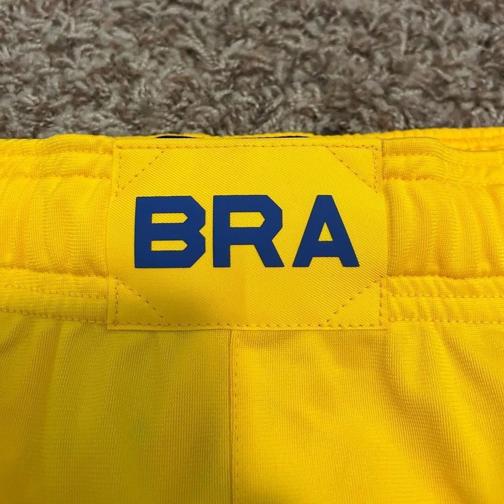 Nike Nike 2020 Tokyo Olympic Game Issued Shorts Brazil Size US 32 / EU 48 - 4 Thumbnail