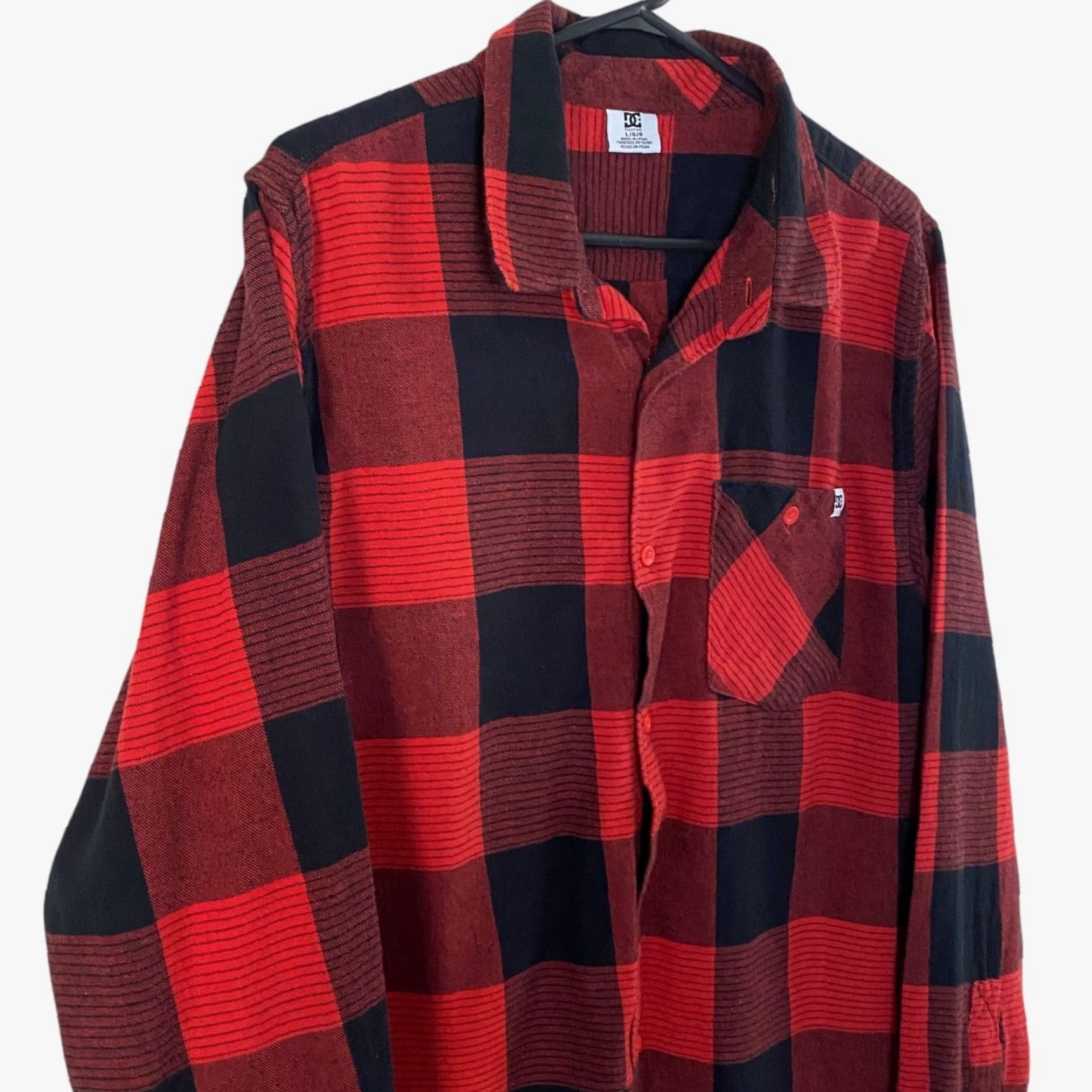 Vintage VINTAGE DC Flannel Shirt Men Large Long-Sleeve Plaid Cotton Button-Up Casual Outdoor Winter Size US L / EU 52-54 / 3 - 4 Thumbnail