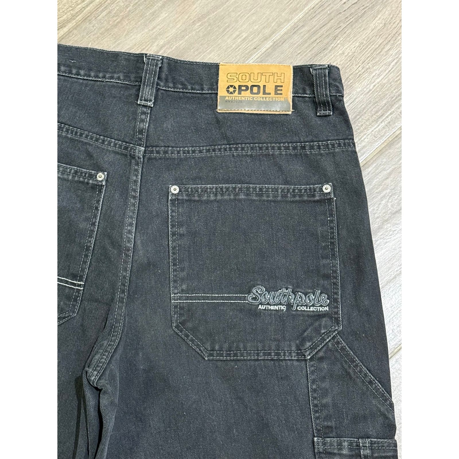 Southpole Vintage y2k Mens Black Southpole Jorts Size 36 Size US 36 / EU 52 - 5 Thumbnail