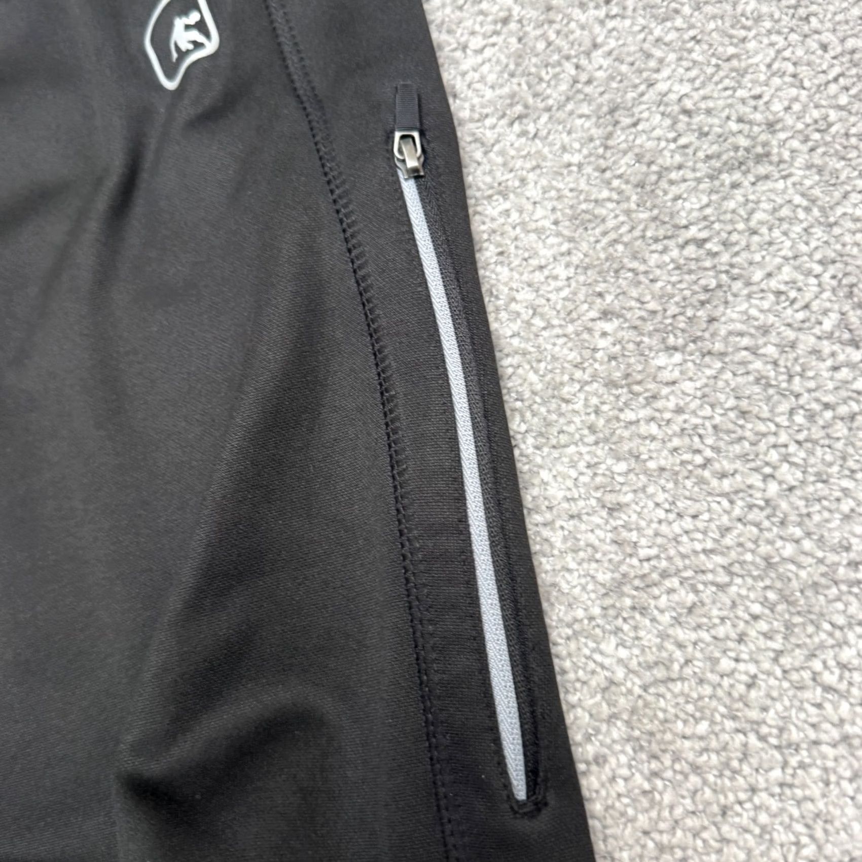 Vintage AND1 Tech Fleece Track Pants Mens 3XL Black with Pockets - Straight Leg, Fleece, Regular Fit, Polyester, Casual Activewear Size US 39 - 4 Thumbnail