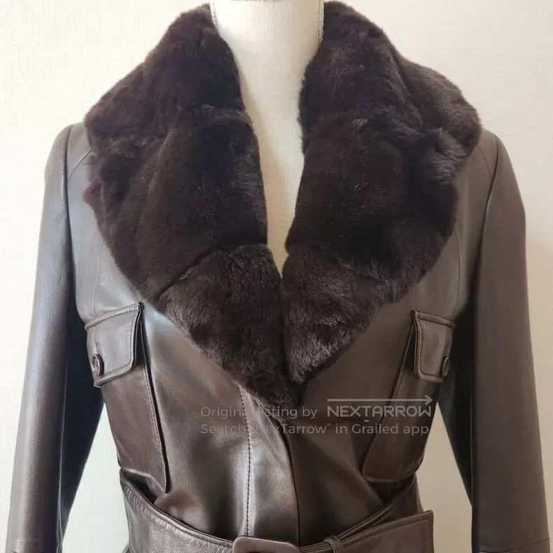 Loewe Loewe The sheepskin coat has a detachable collar Size XS / US 0-2 / IT 36-38 - 3 Thumbnail