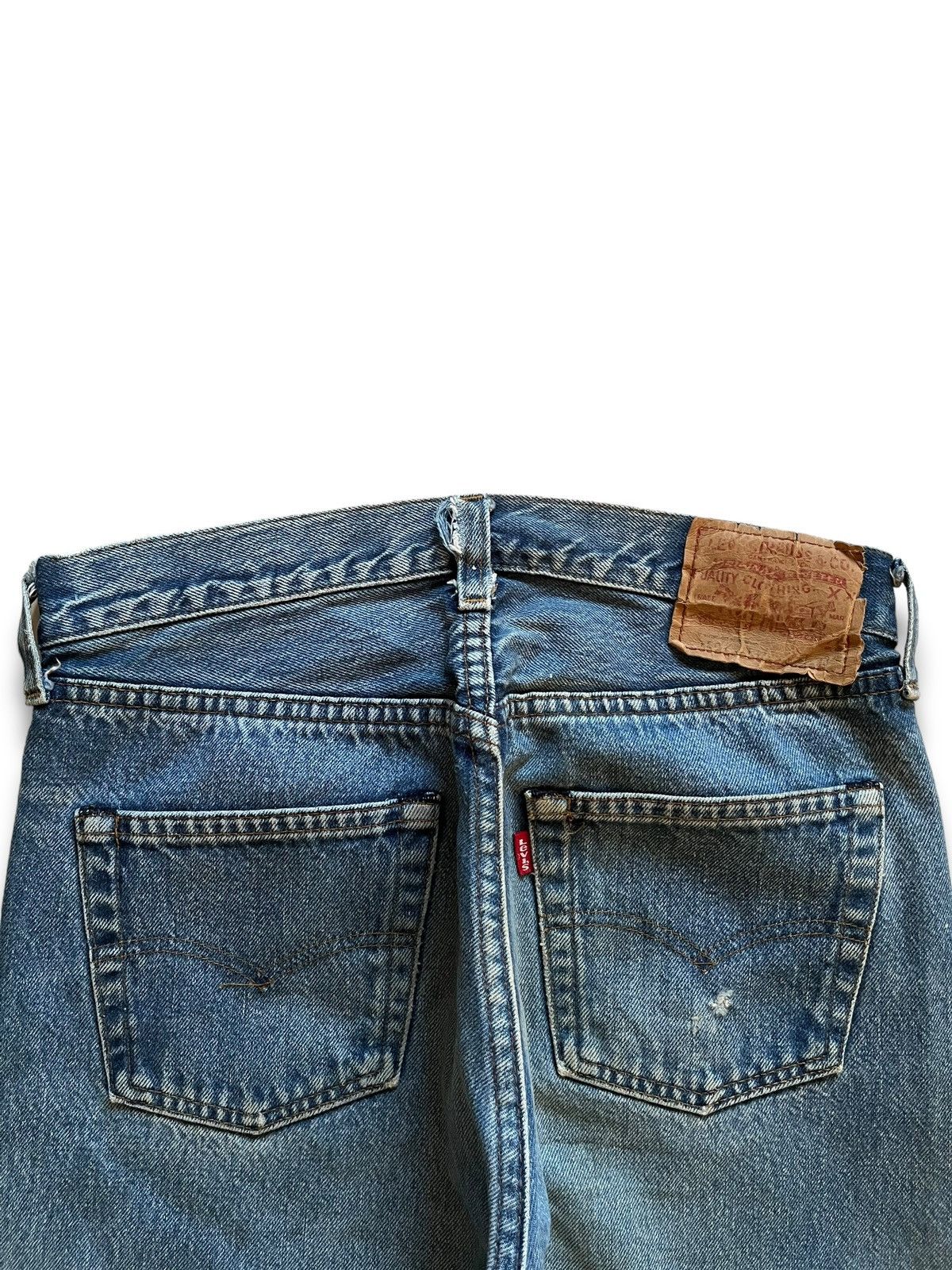 Levi's Vintage 70s Levis 501 Selvedge 524 Loose Jean Shorts Jorts Size US 29 - 10 Thumbnail
