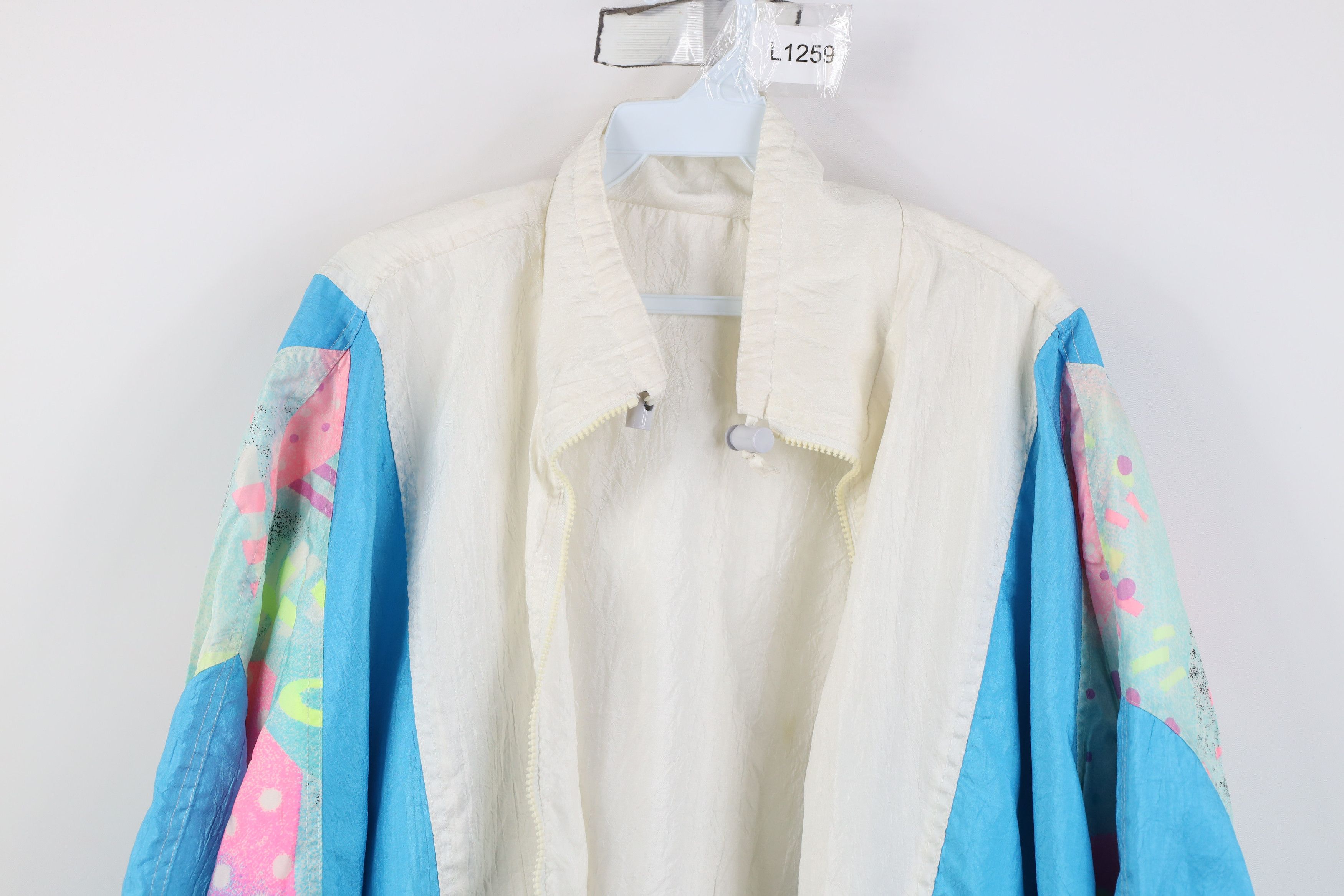 Vintage AS IS Vintage 90s Streetwear Reversible Windbreaker Jacket Size 3XL / US 20-22 - 2 Thumbnail