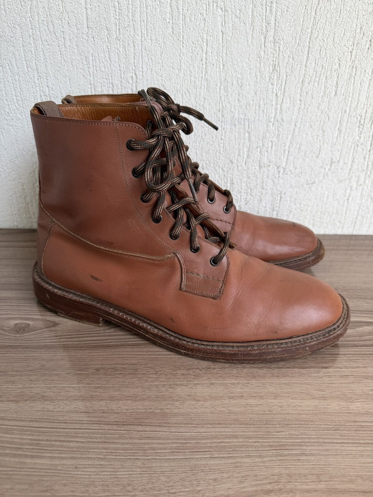 Evan Kinori × Tricker's burford lace up boots Size US 13 / EU 46 - 3 Thumbnail