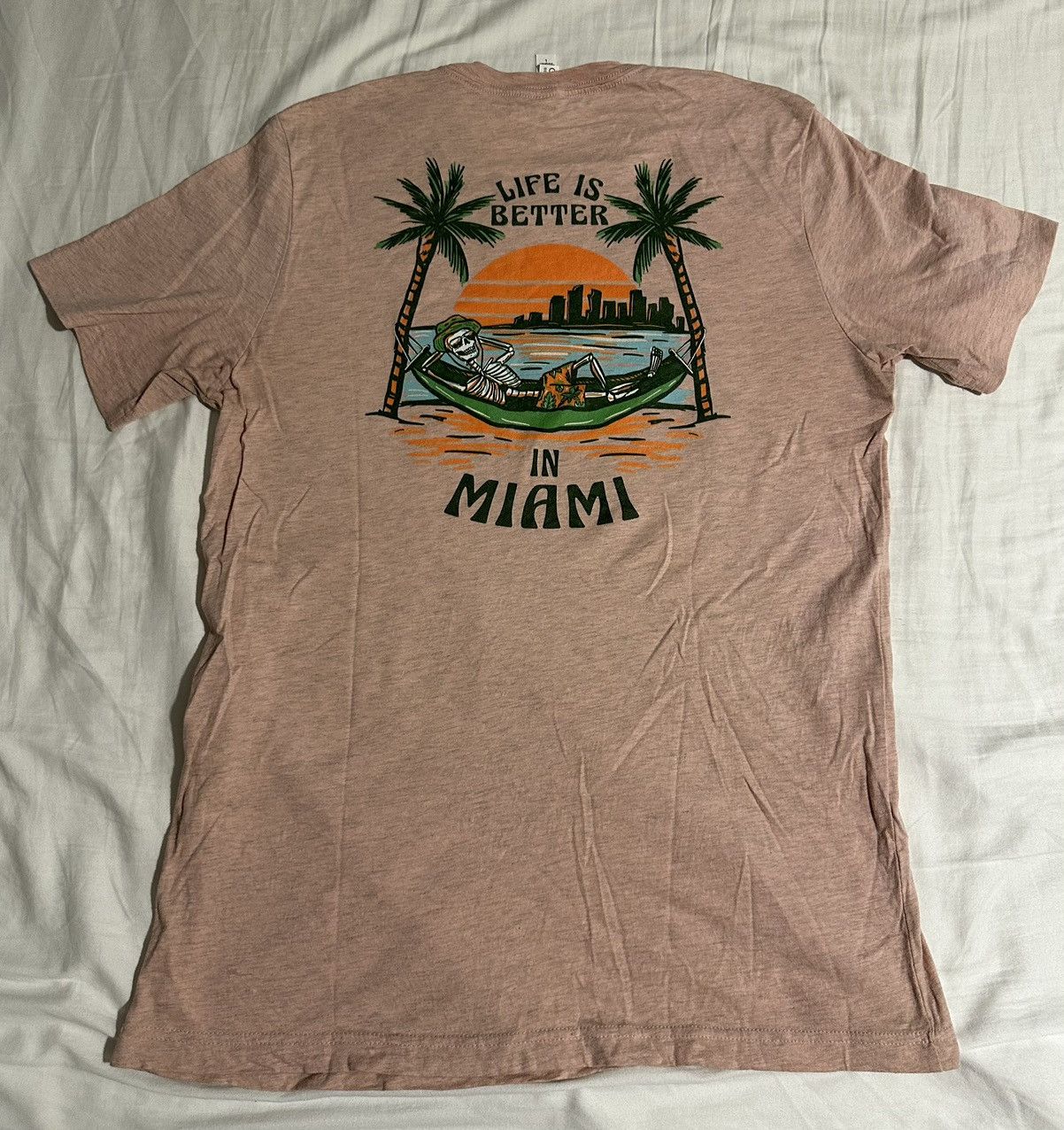 NCAA UMiami Barstool Sports “Life is better in Miami” t-shirt Size US L / EU 52-54 / 3 - 5 Thumbnail