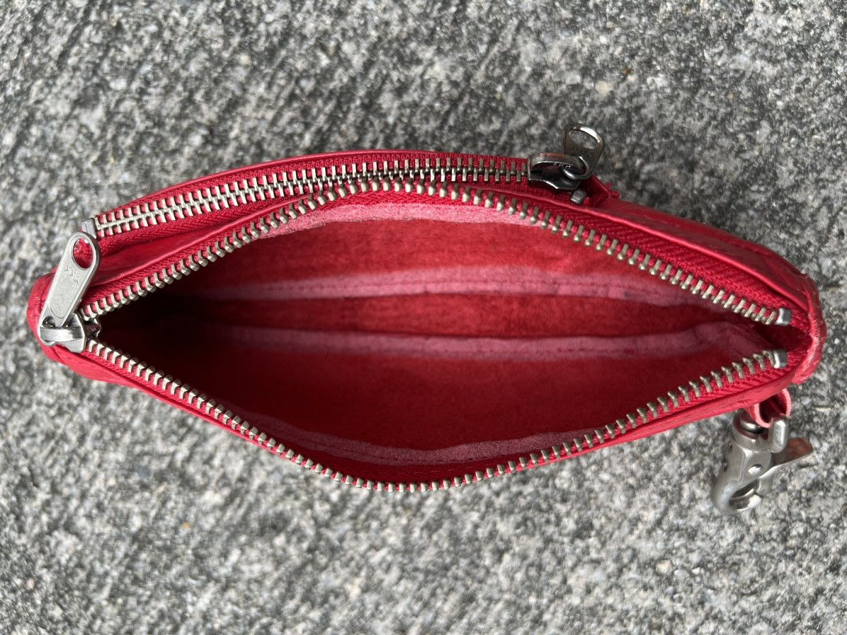 Japanese Brand × Vintage Vintage Milk Boy Japan Red Leather Small Pouch Bag Size ONE SIZE - 12 Thumbnail