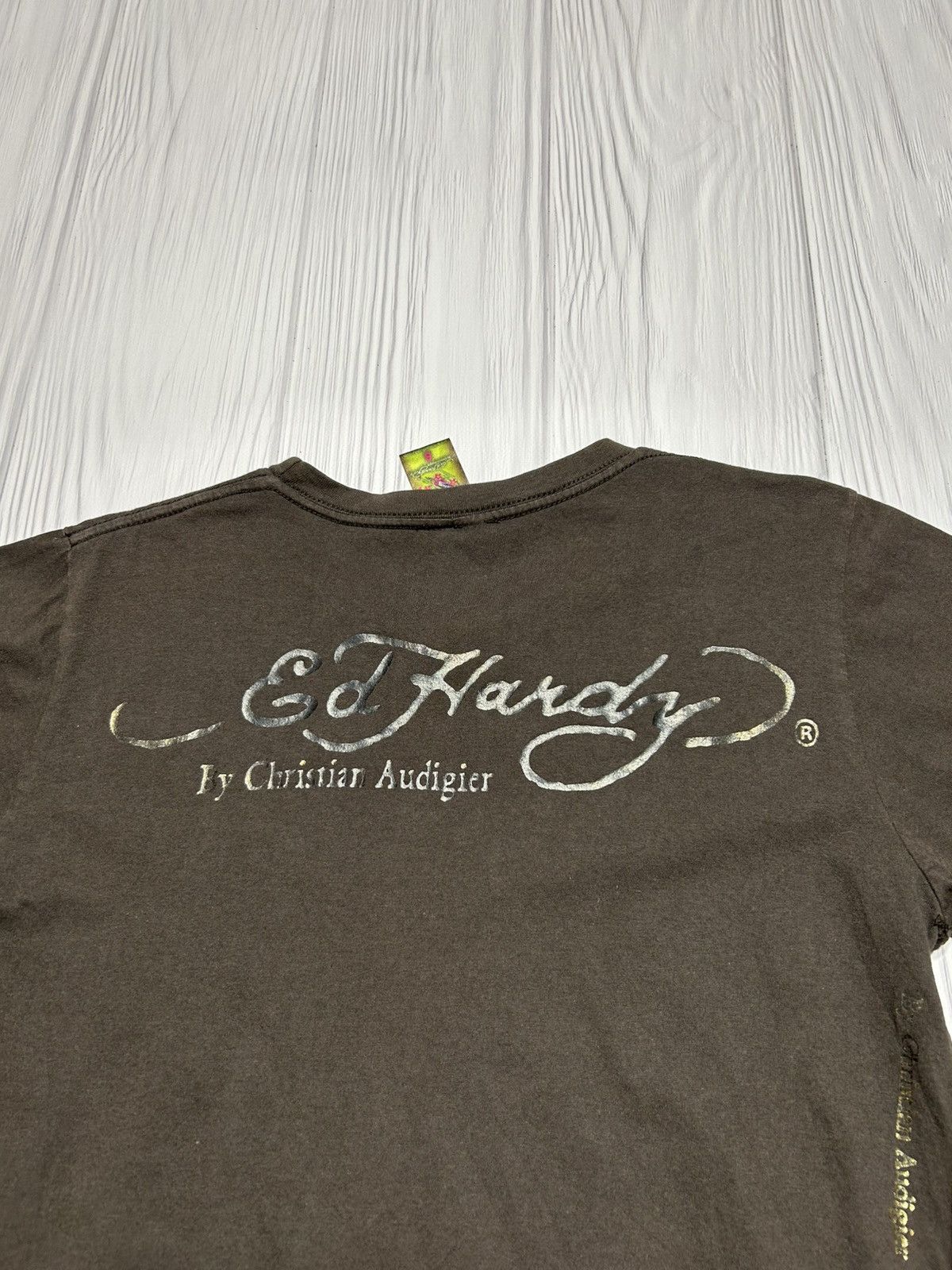 Ed Hardy Vintage Y2K Ed Hardy Death 13 T-Shirt Size S Size US S / EU 44-46 / 1 - 11 Thumbnail