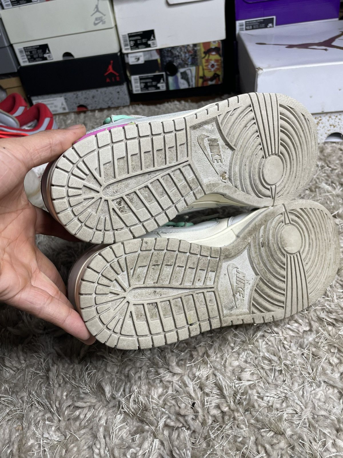 Nike × Off-White Nike x Off White Dunk Low Lot 04 Size US 9 / EU 42 - 9 Thumbnail
