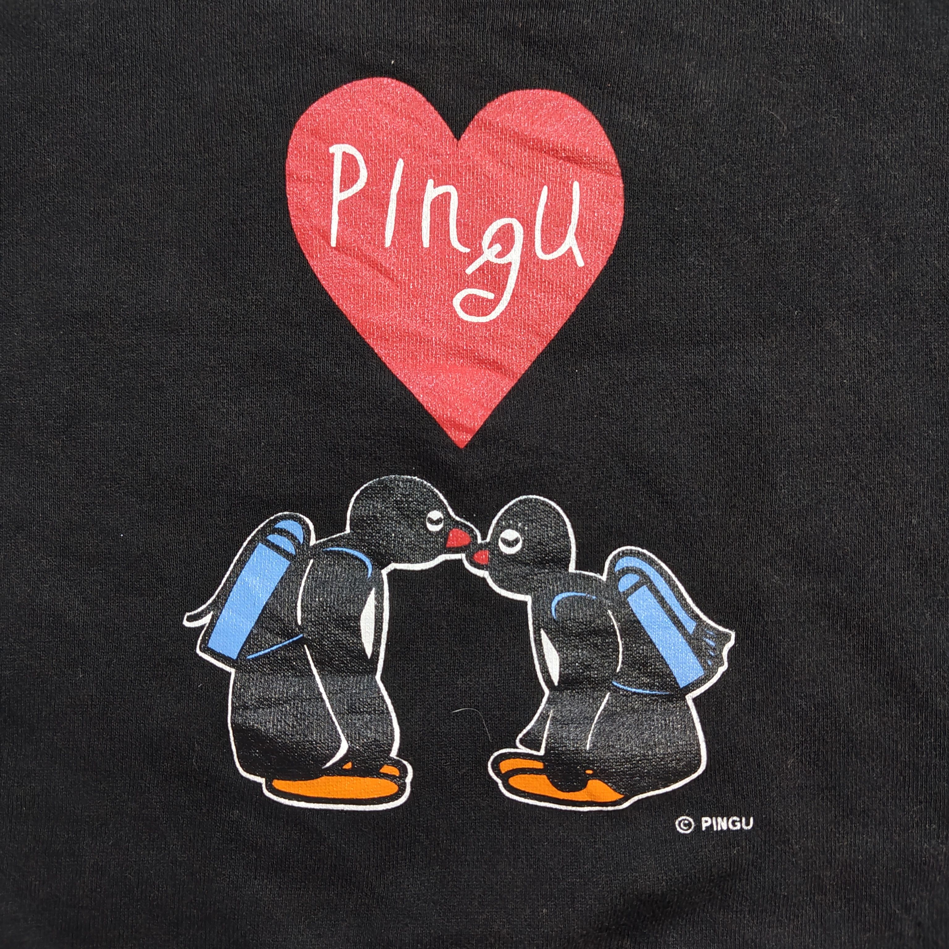 Vintage Vintage Y2K PINGU Kissing Sweatshirt Size M / US 6-8 / IT 42-44 - 3 Thumbnail