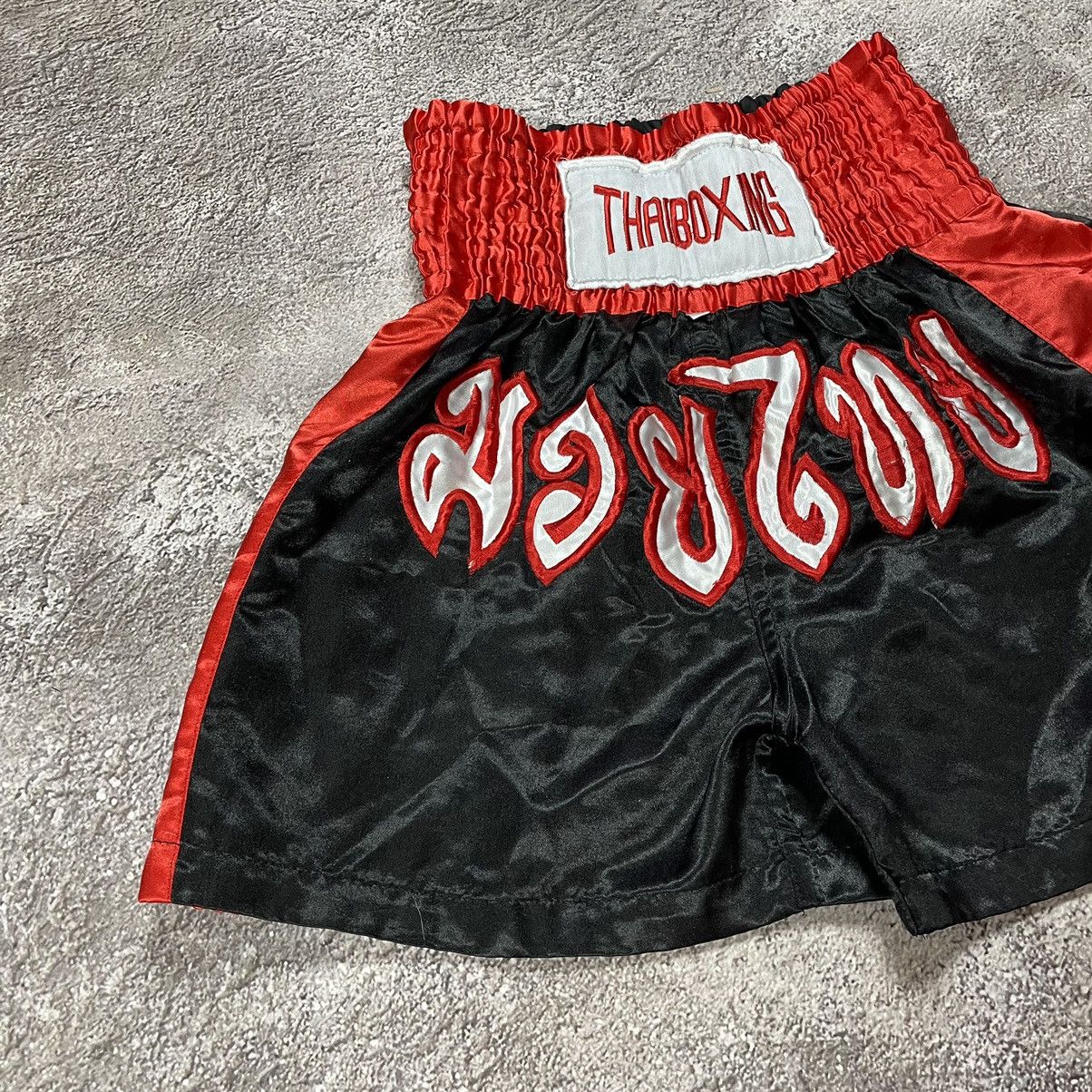 Vintage Vintage 90s Thai Boxing Shorts Baggy Y2K Streetwear Logo 30 Size US 30 / EU 46 - 3 Thumbnail