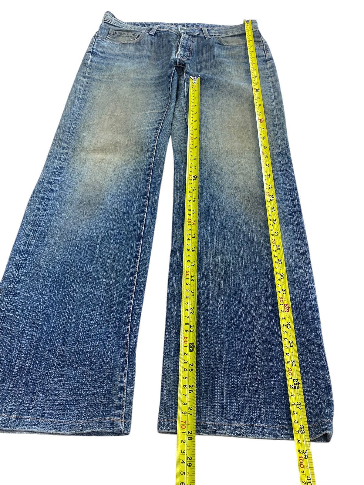 Japanese Brand Japanese Brand Mud Faded Wash Style Loose Jeans Size US 32 / EU 48 - 7 Thumbnail