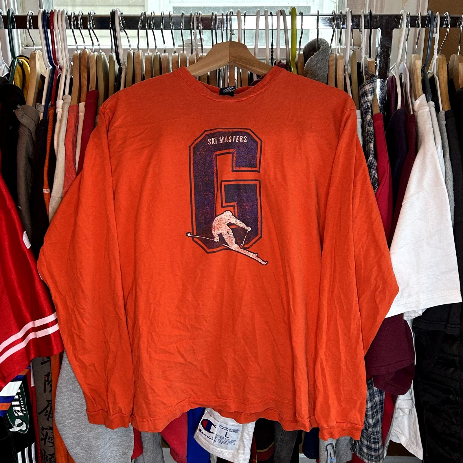Gap Y2K Gap Ski Long Sleeve Orange T-Shirt Small Size US S / EU 44-46 / 1 - 1 Thumbnail