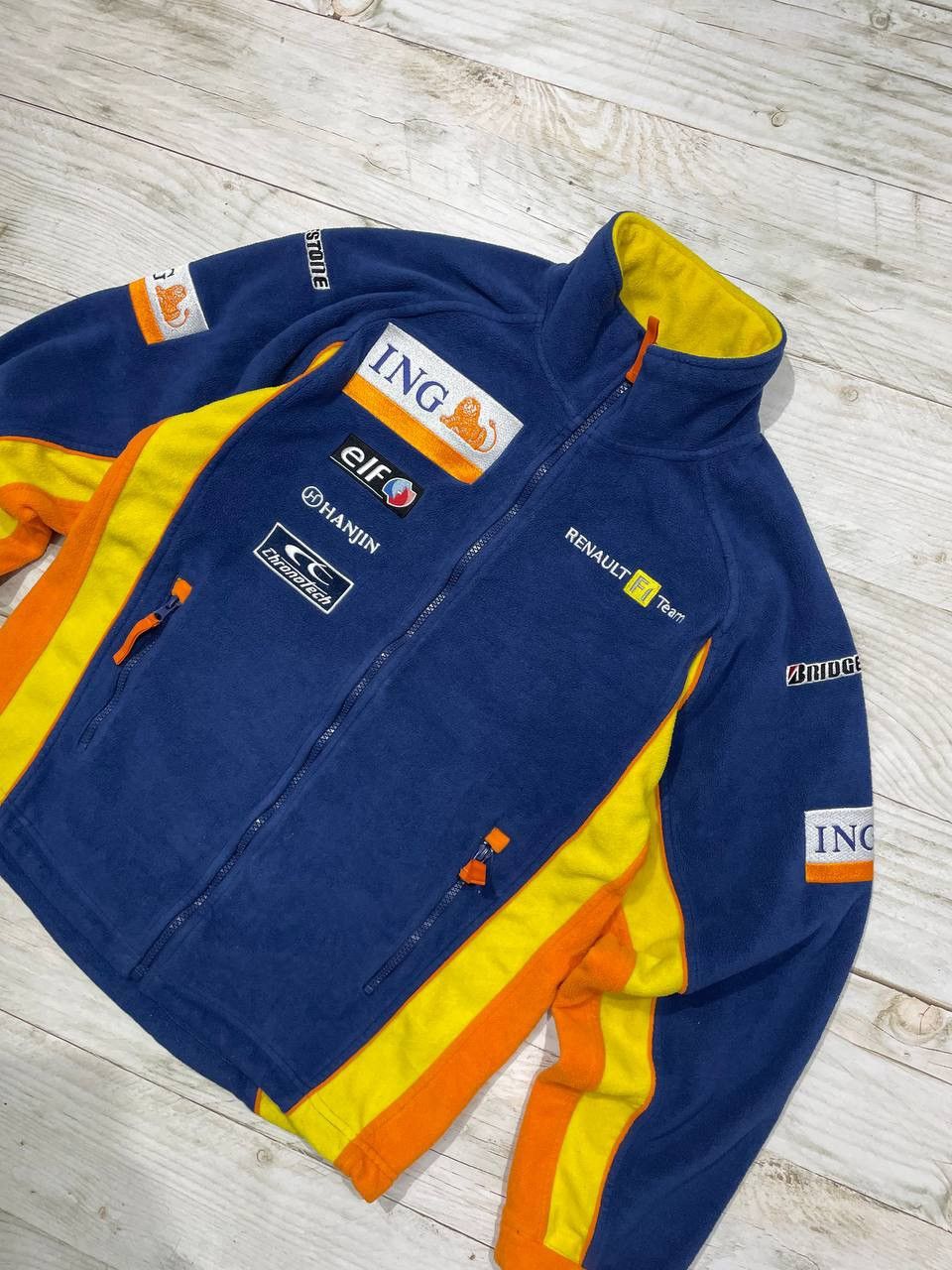 Vintage Vintage Renault Fleece Jacket Racing 90s F1 Big Logo Nascar ...