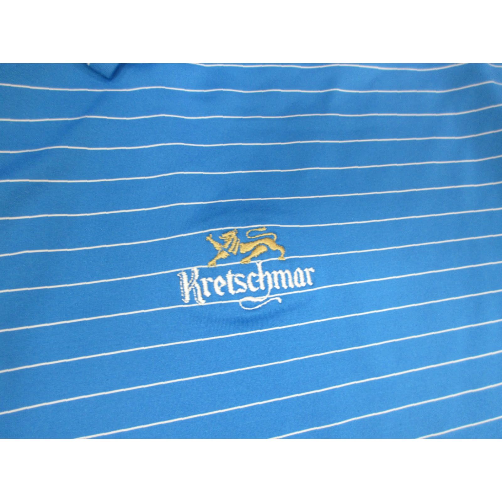 Footjoy FootJoy Polo Shirt Mens XL Blue White Striped Short Sleeve Logo Collared Pullover Regular Fit Golf Performance Size US XL / EU 56 / 4 - 3 Thumbnail